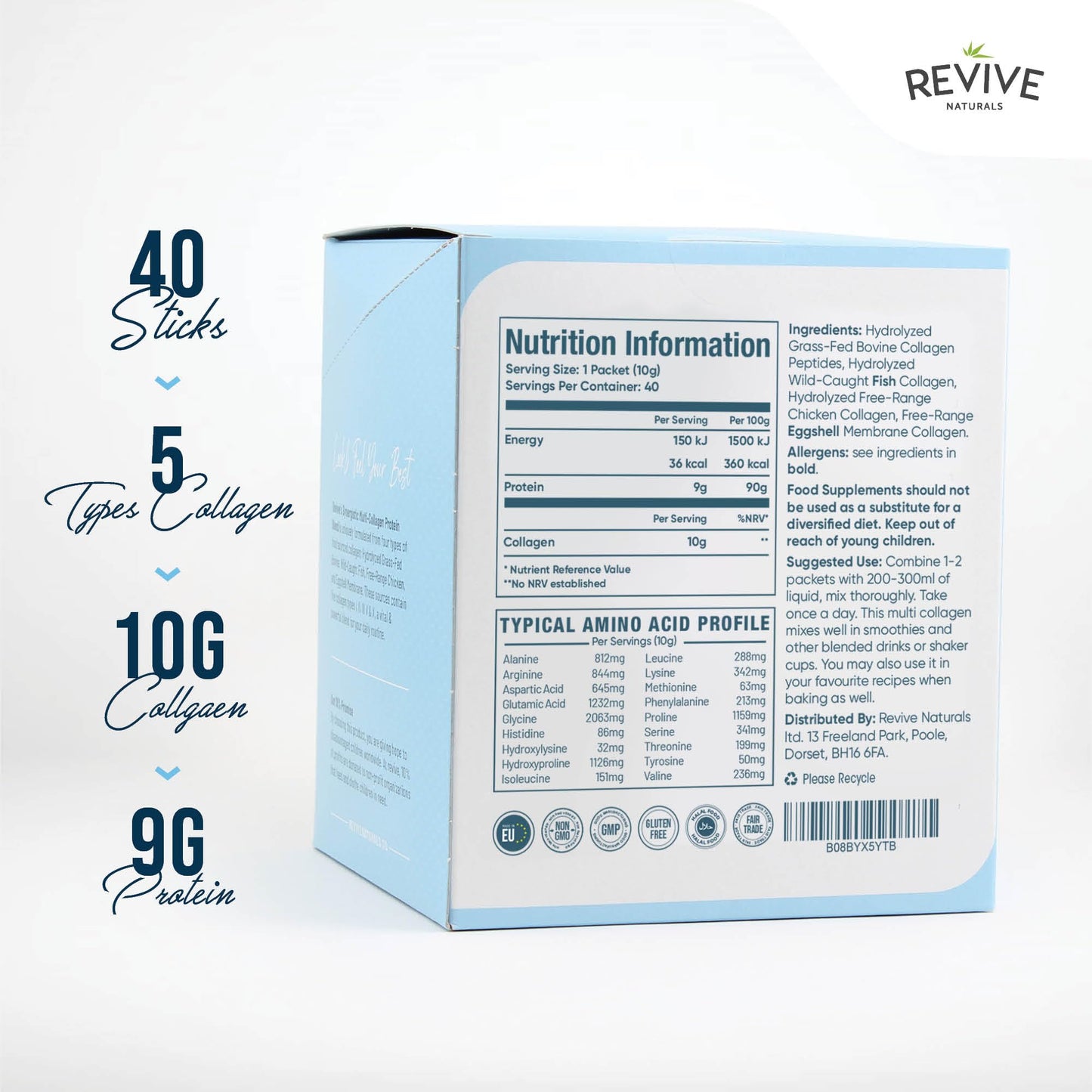 Multi Collagen Protein Powder 400g