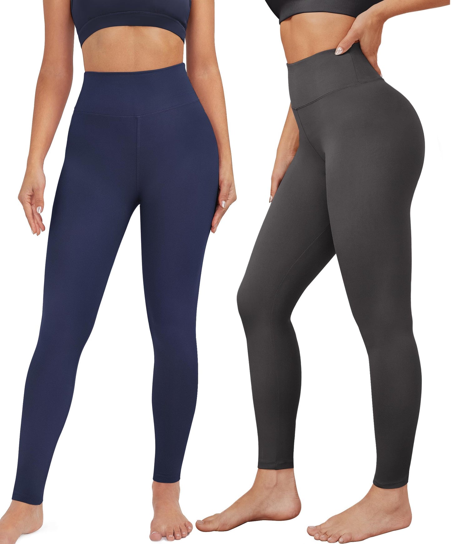 VALANDY Creamlush Womens High Waisted Leggings