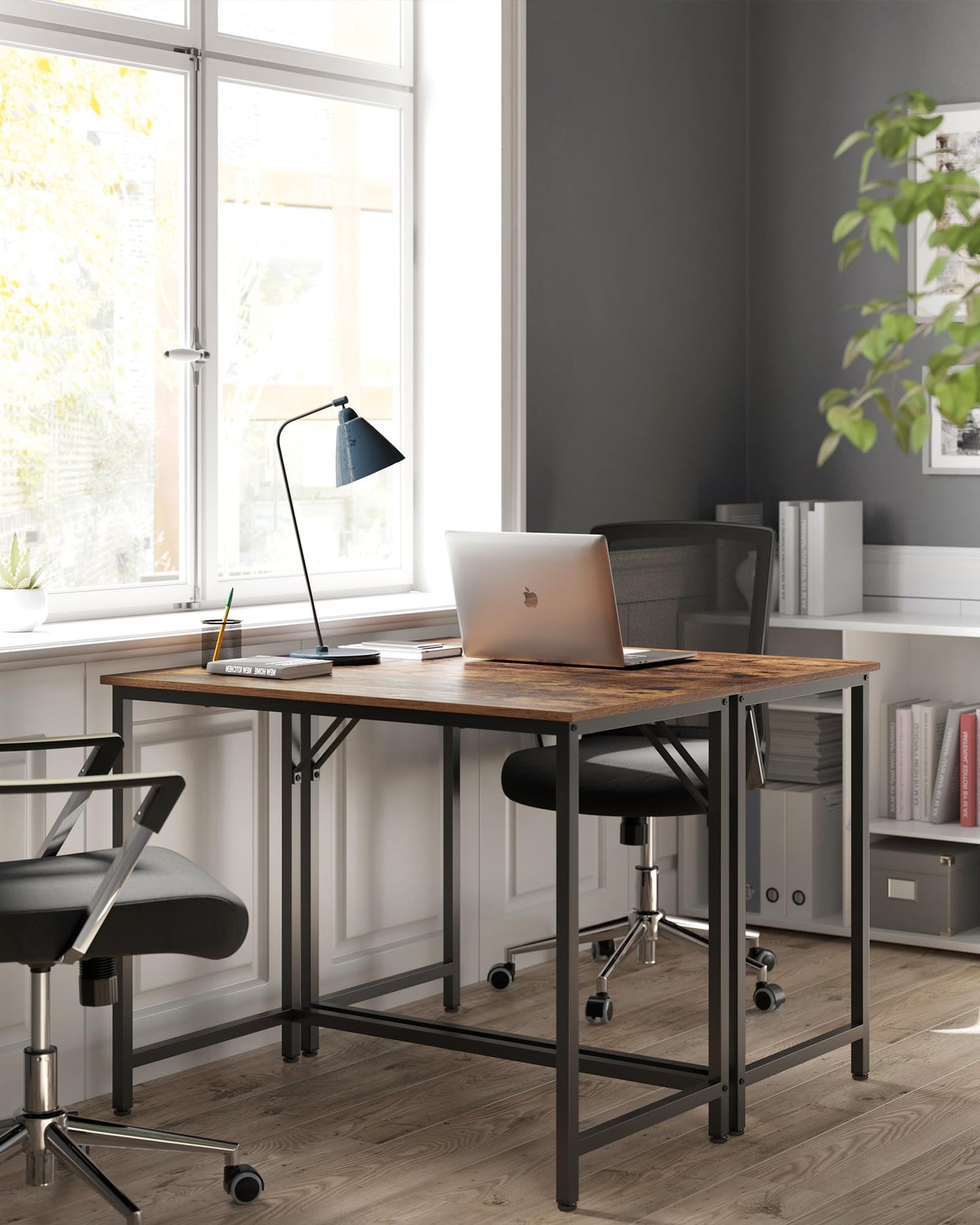 VASAGLE Computer Desk, Writing Desk, Small Office Table