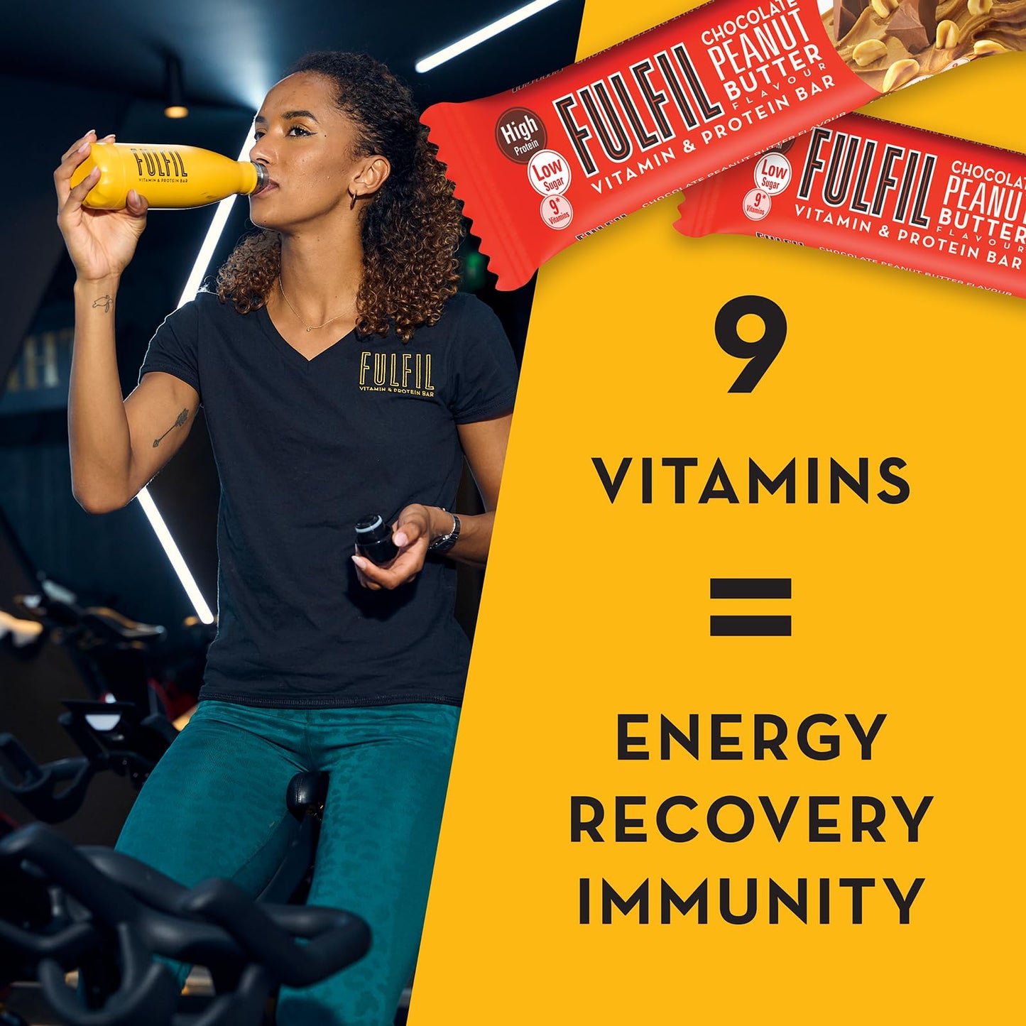 FULFIL Vitamin and Protein Bars (15 x 55 g Bars)