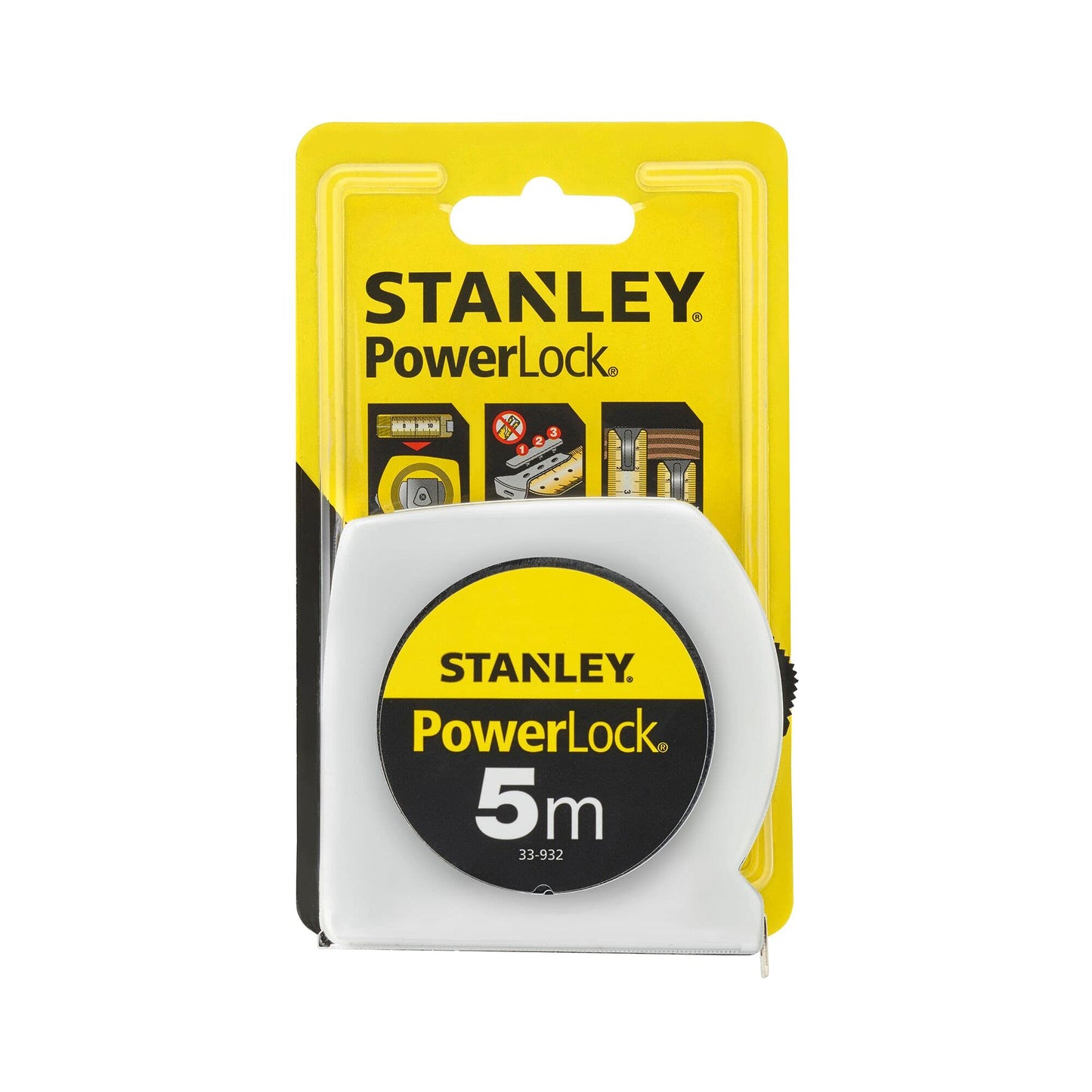 Stanley 033932 Powerlock Tape 5m Top Reader