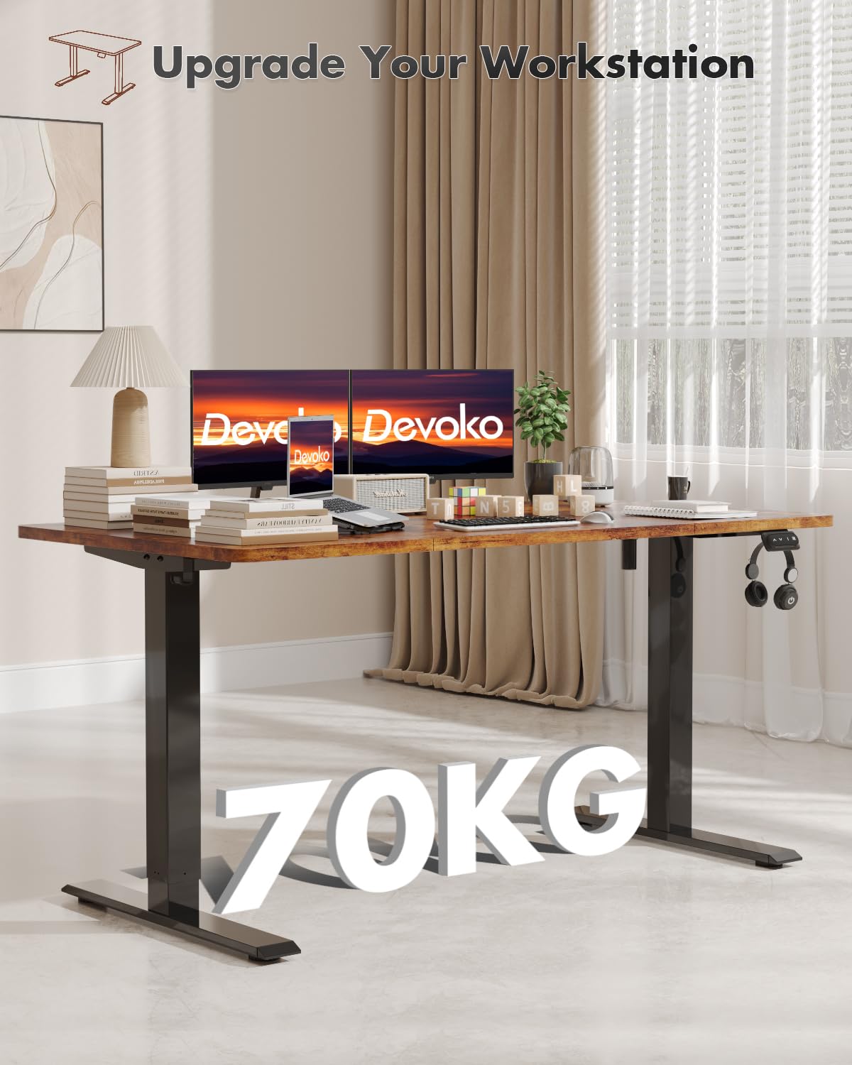 Devoko Electric Standing Desk 120x60cm