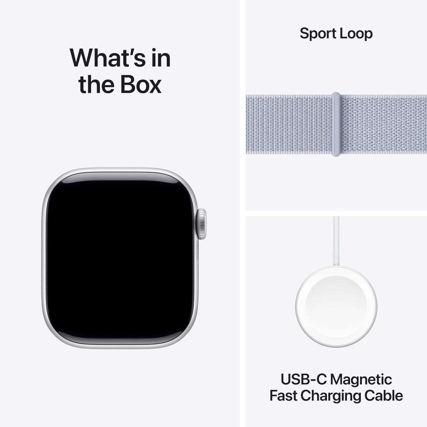 Apple Watch Series 10 GPS 42 mm Smartwatch with Jet Black Aluminium Case with Black Sport Band - S/M. Fitness Tracker, ECG App, Always-On Retina Display, Water Resistant