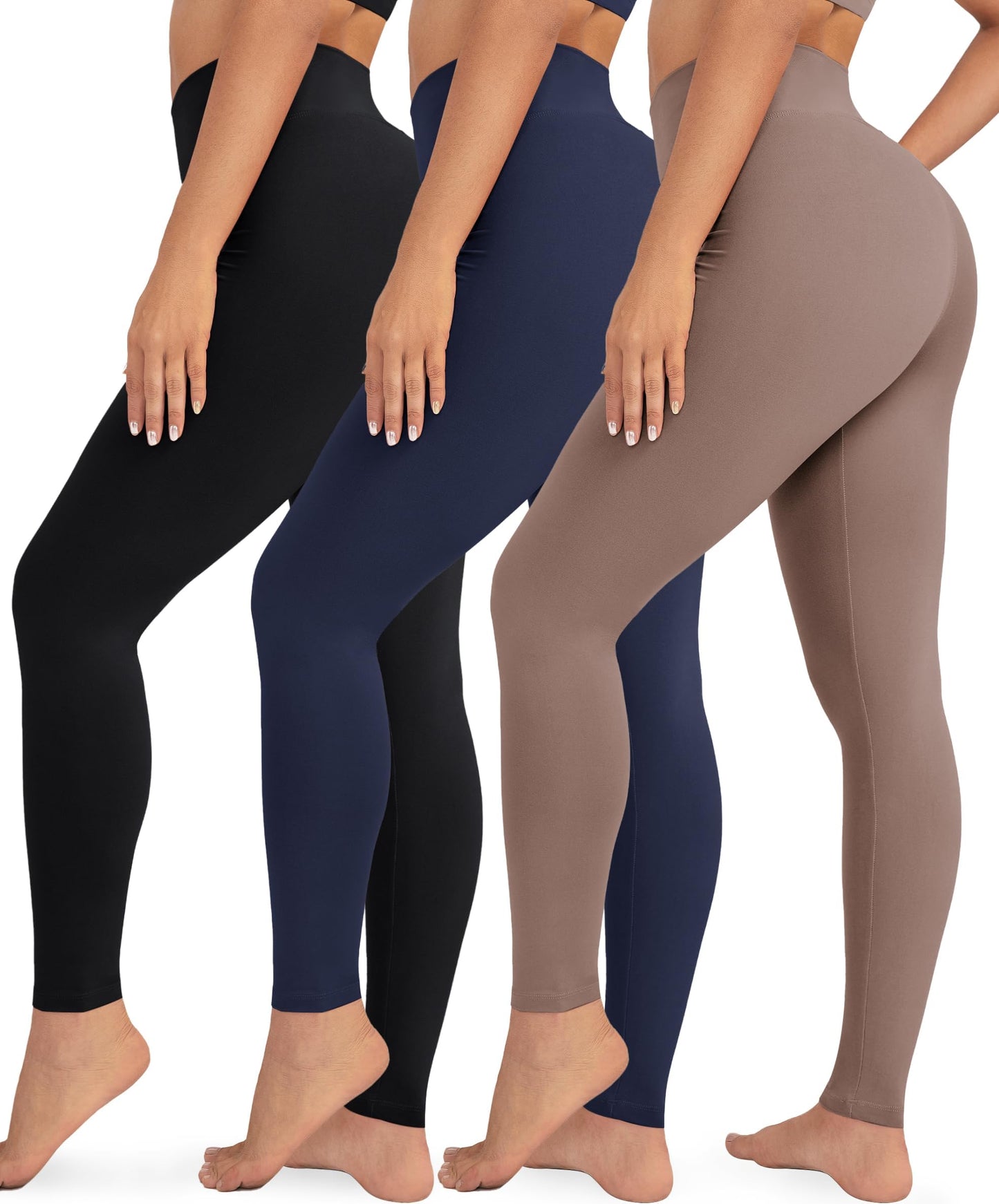 VALANDY Creamlush Womens High Waisted Leggings