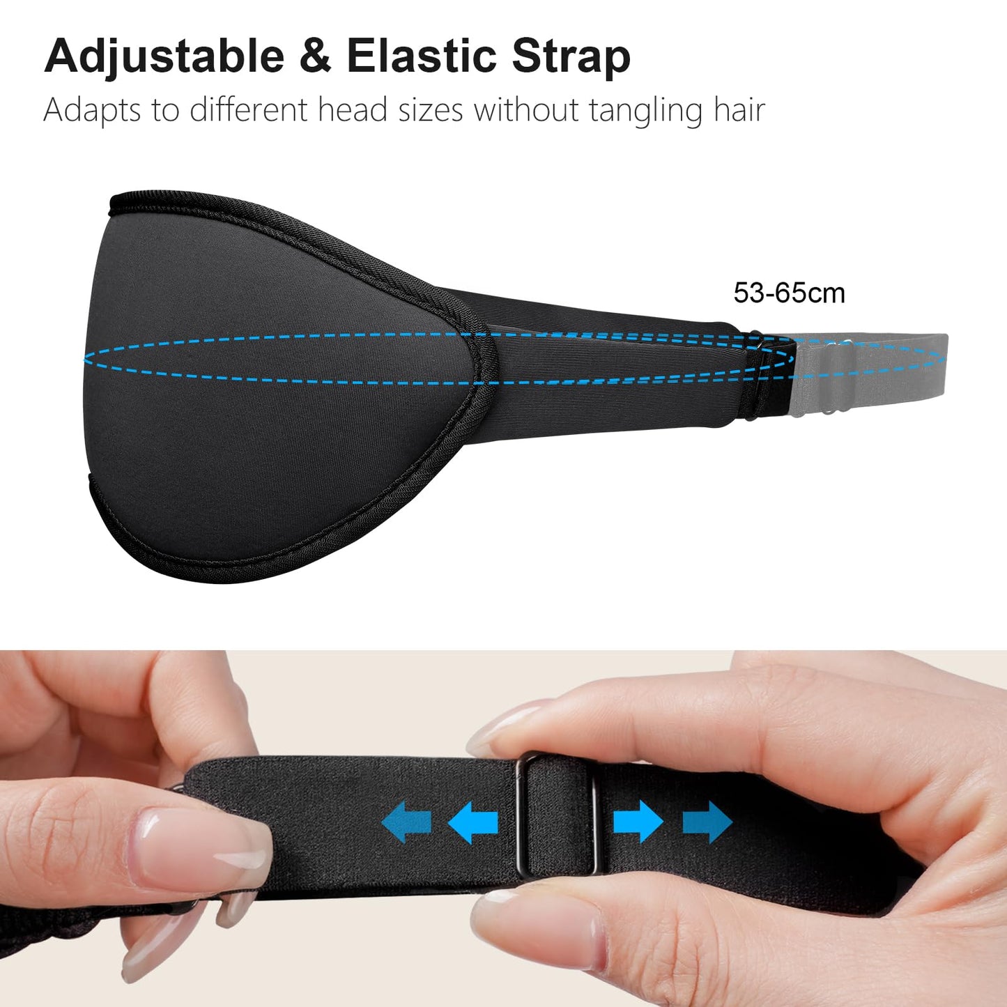 Gritin 100% Light Blocking Sleep Masks for Men & Women-Zero Pressure Sleeping Eye Mask