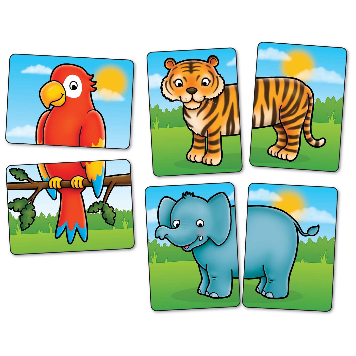 Orchard Toys Farmyard Heads and Tails Game
