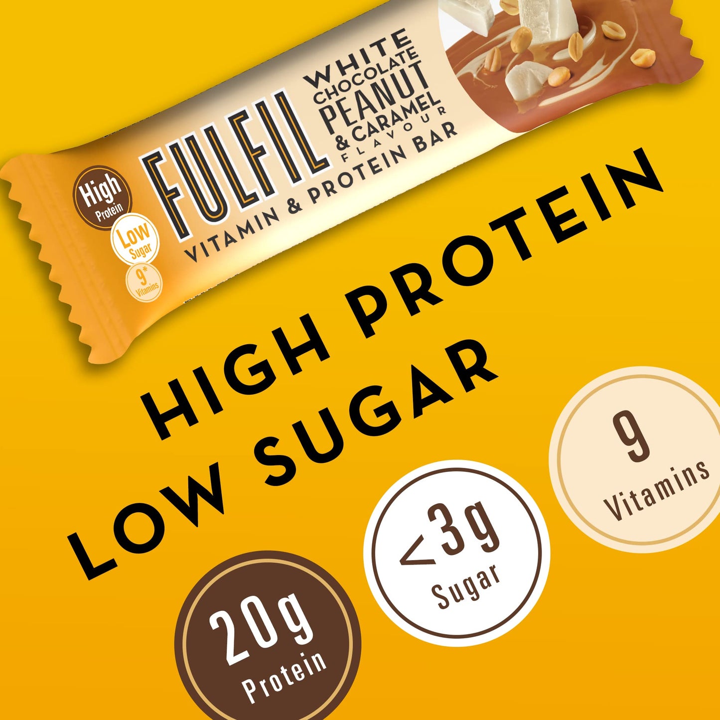 FULFIL Vitamin and Protein Bars (15 x 55 g Bars)