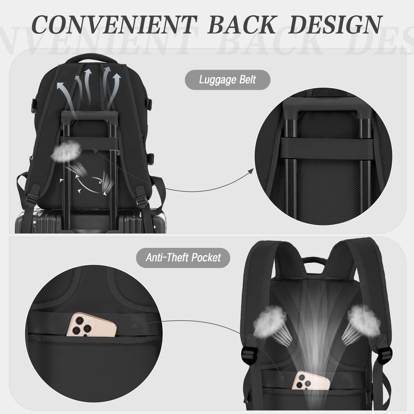for Ryanair Cabin Bags 40x20x25 Underseat Cabin