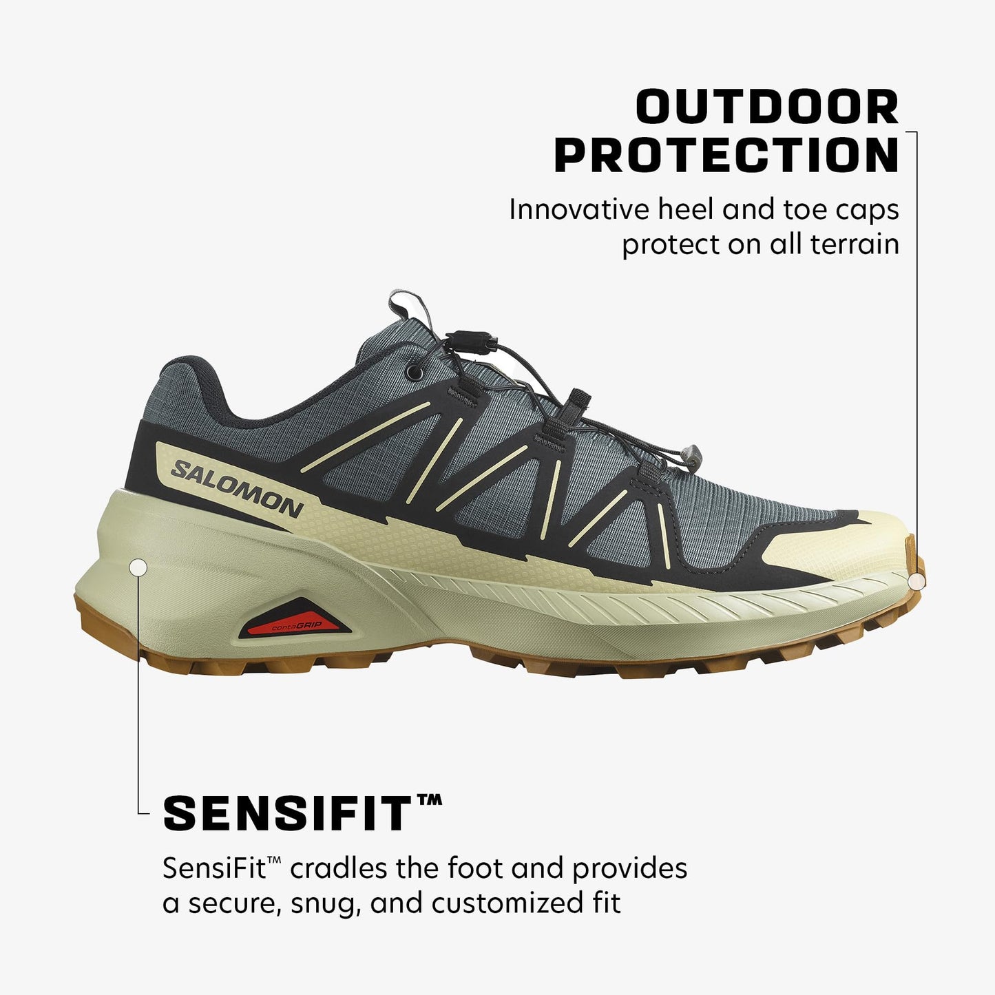 SALOMON Mens Speed Cross Peak Urban, Versatile Hiking Shoes