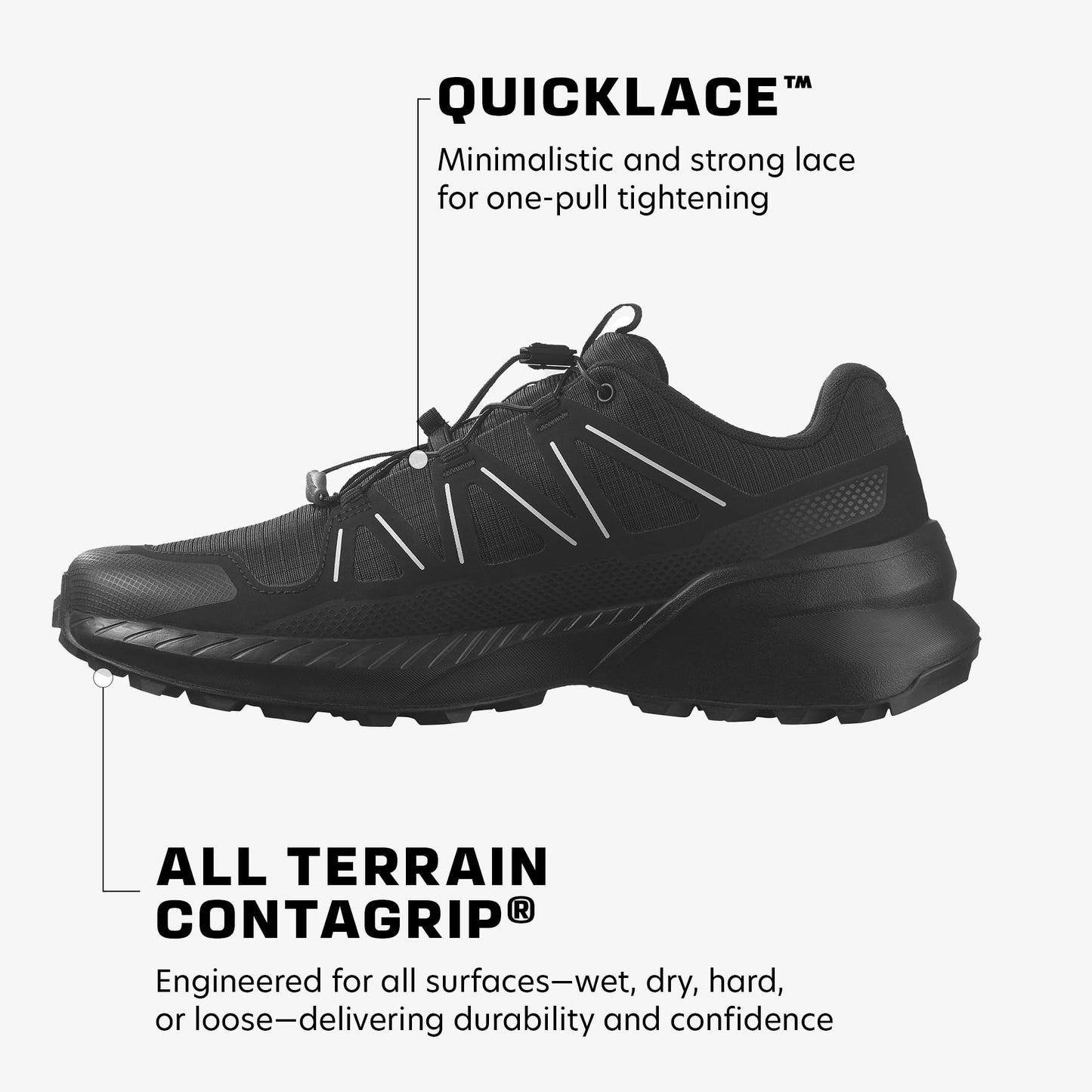 SALOMON Mens Speed Cross Peak Urban, Versatile Hiking Shoes