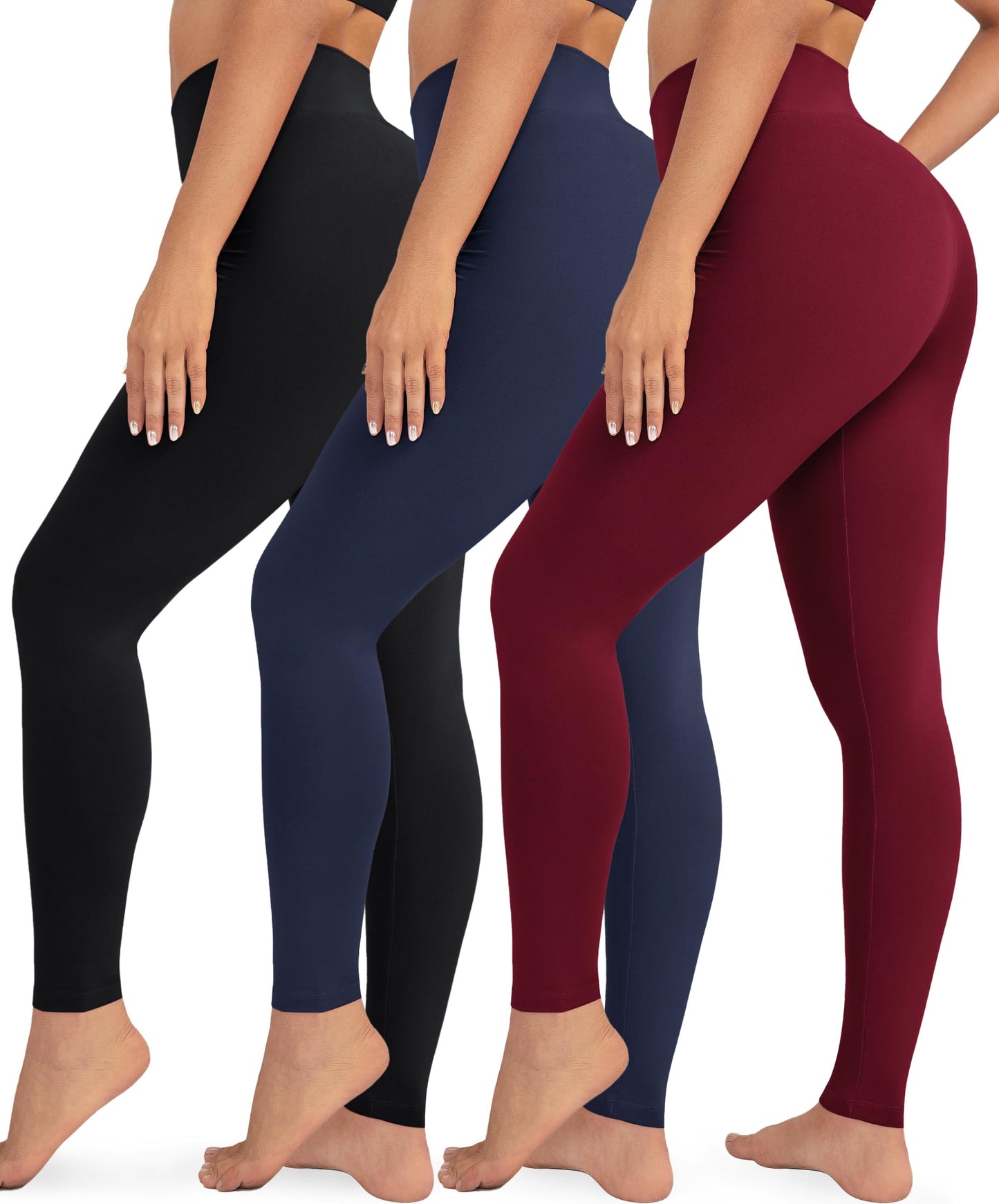 VALANDY Creamlush Womens High Waisted Leggings