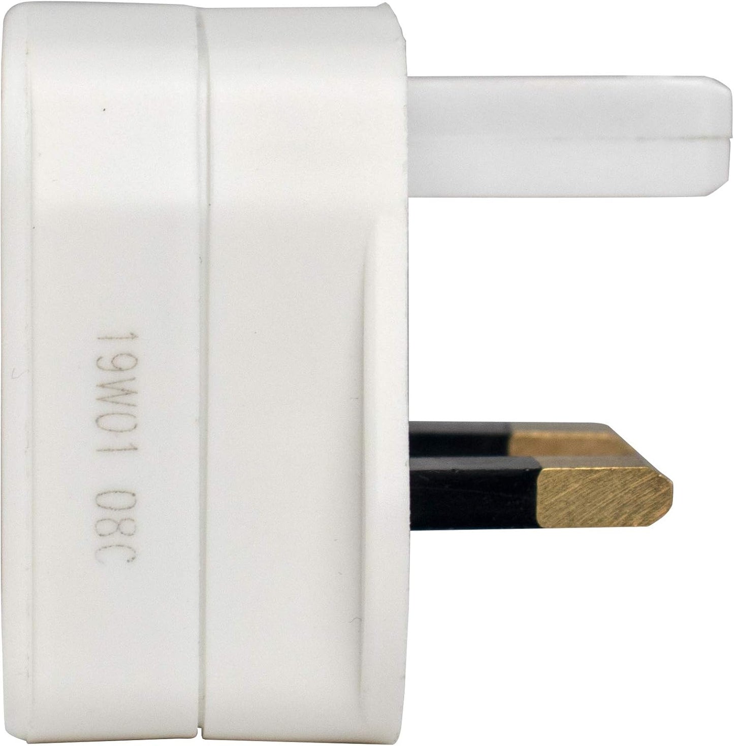 Masterplug Shavingadaptor_01 Electric Shaver Adaptor, 50 x 48 x 46 mm, White