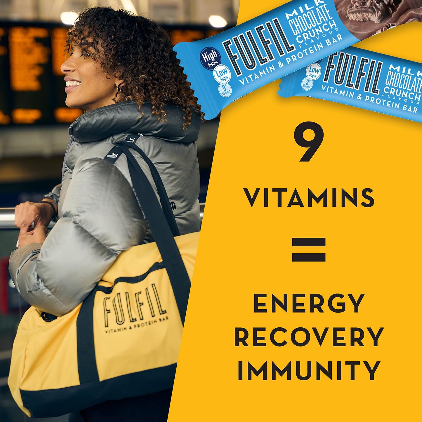 FULFIL Vitamin and Protein Bars (15 x 55 g Bars)