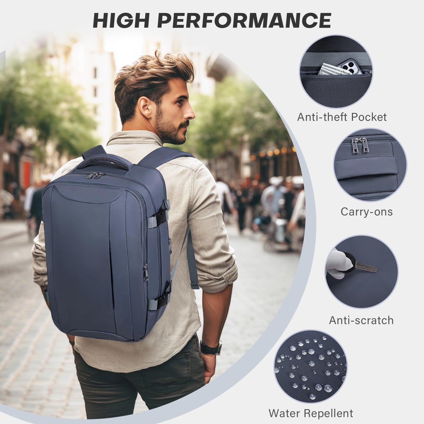 Xkdoai for Ryanair Cabin Bags 40x20x25
