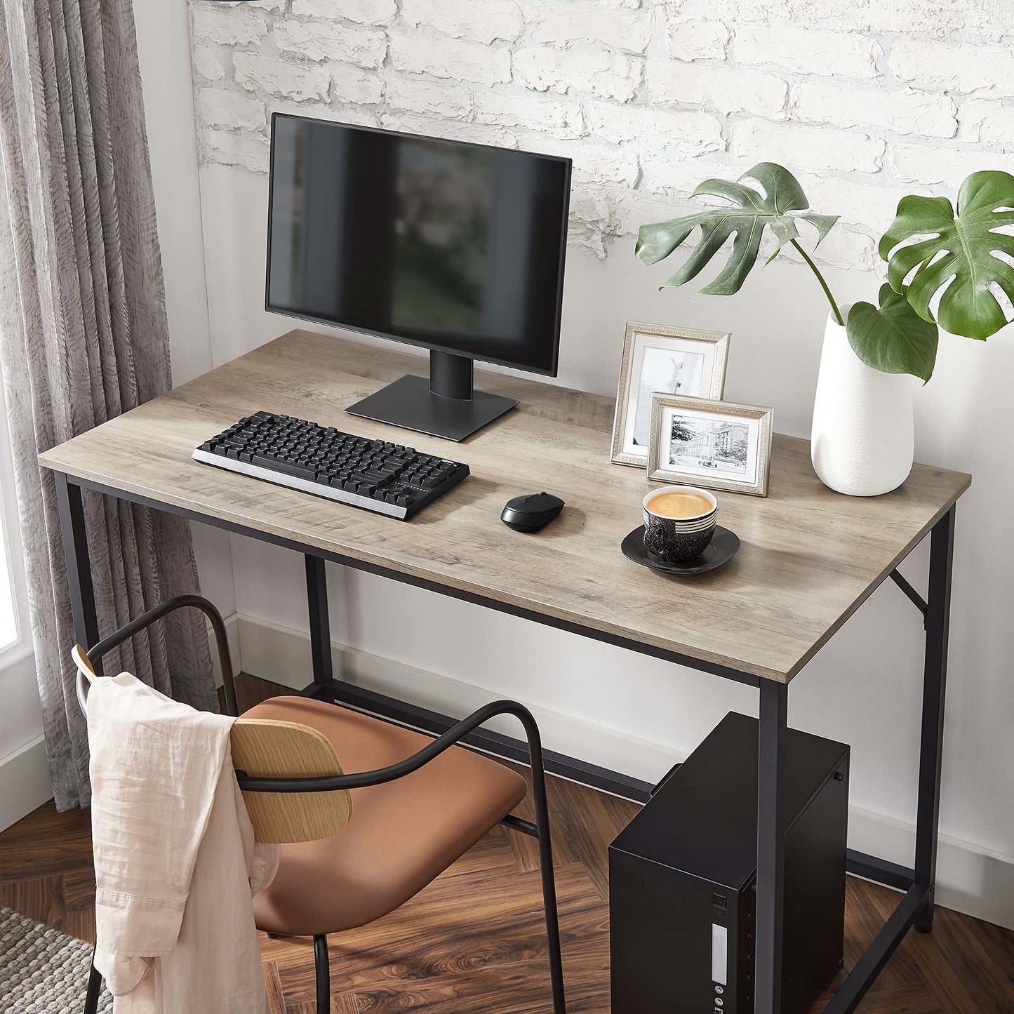 VASAGLE Computer Desk, Writing Desk, Small Office Table