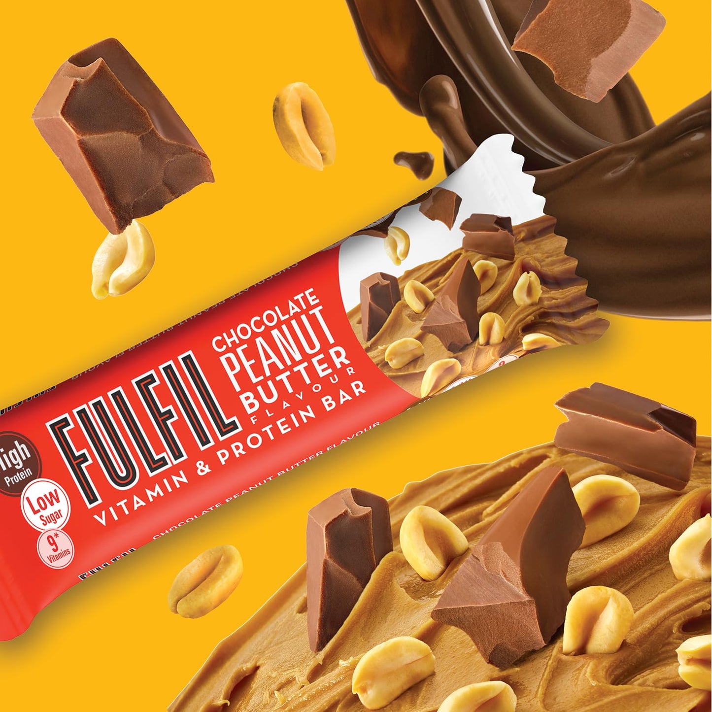 FULFIL Vitamin and Protein Bars (15 x 55 g Bars)
