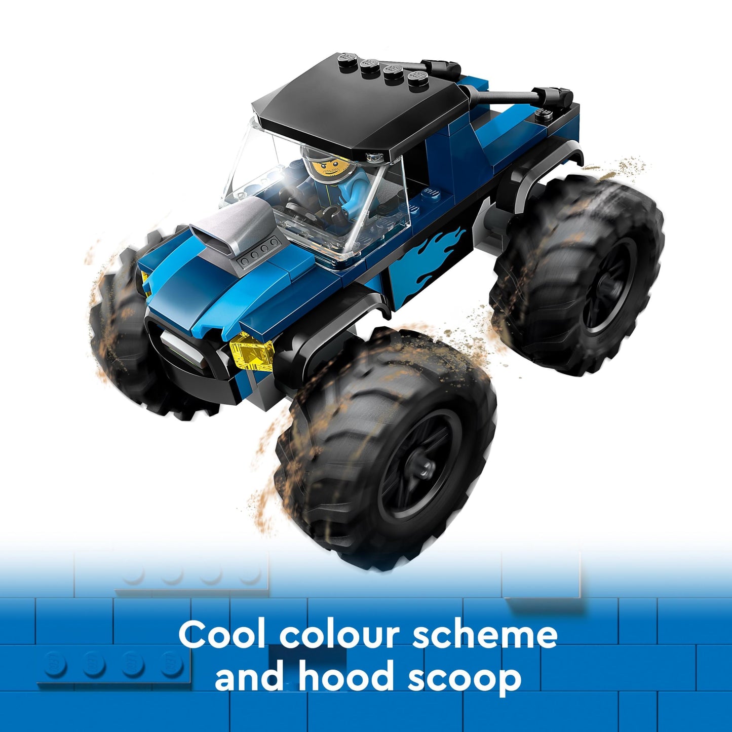 LEGO City Blue Monster Truck Toy for 5 Plus Year Old Boys & Girls