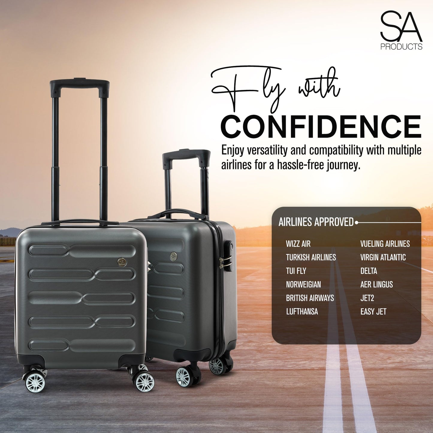 Cabin Suitcase | 34L Carry On Suitcase, Cabin Bag