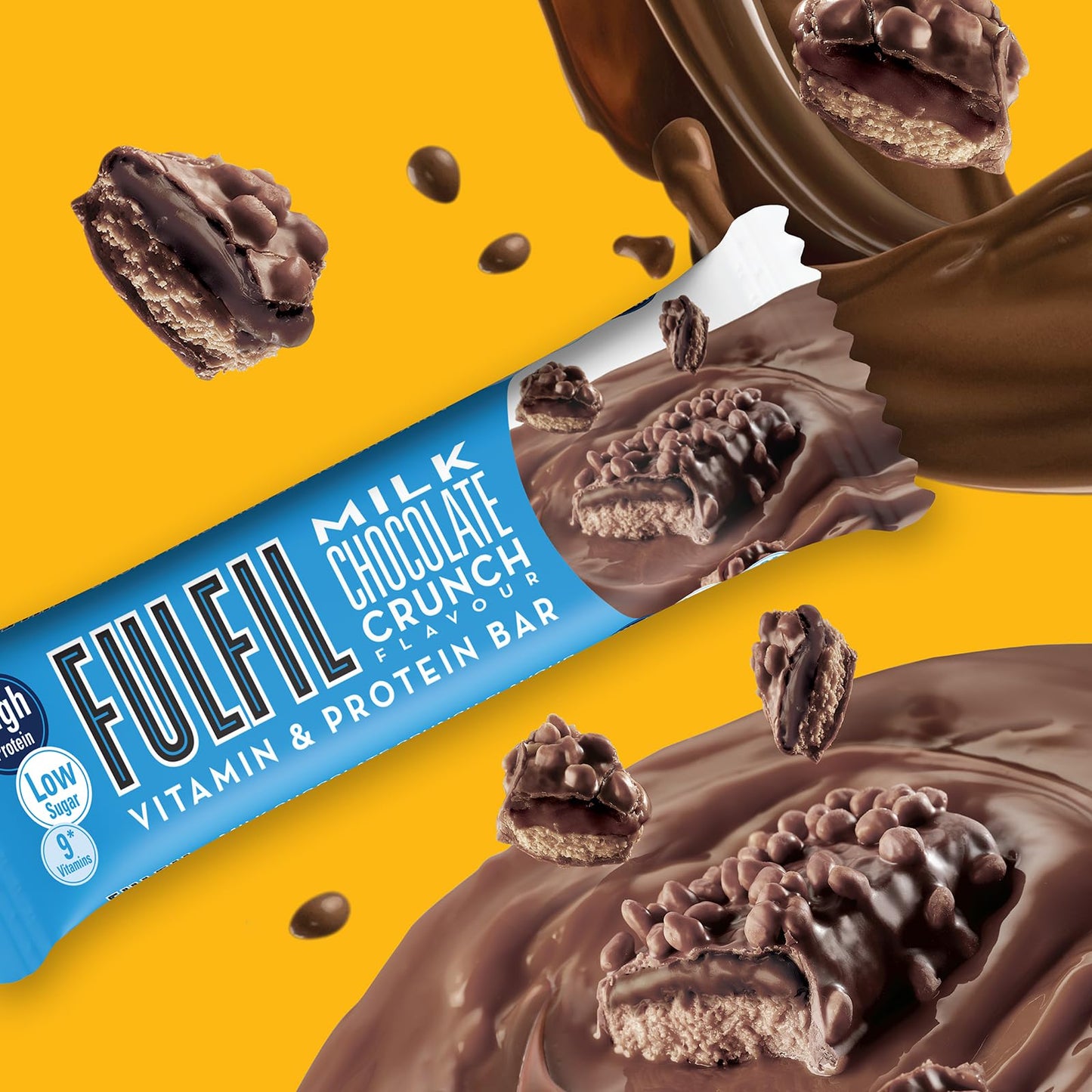 FULFIL Vitamin and Protein Bars (15 x 55 g Bars)