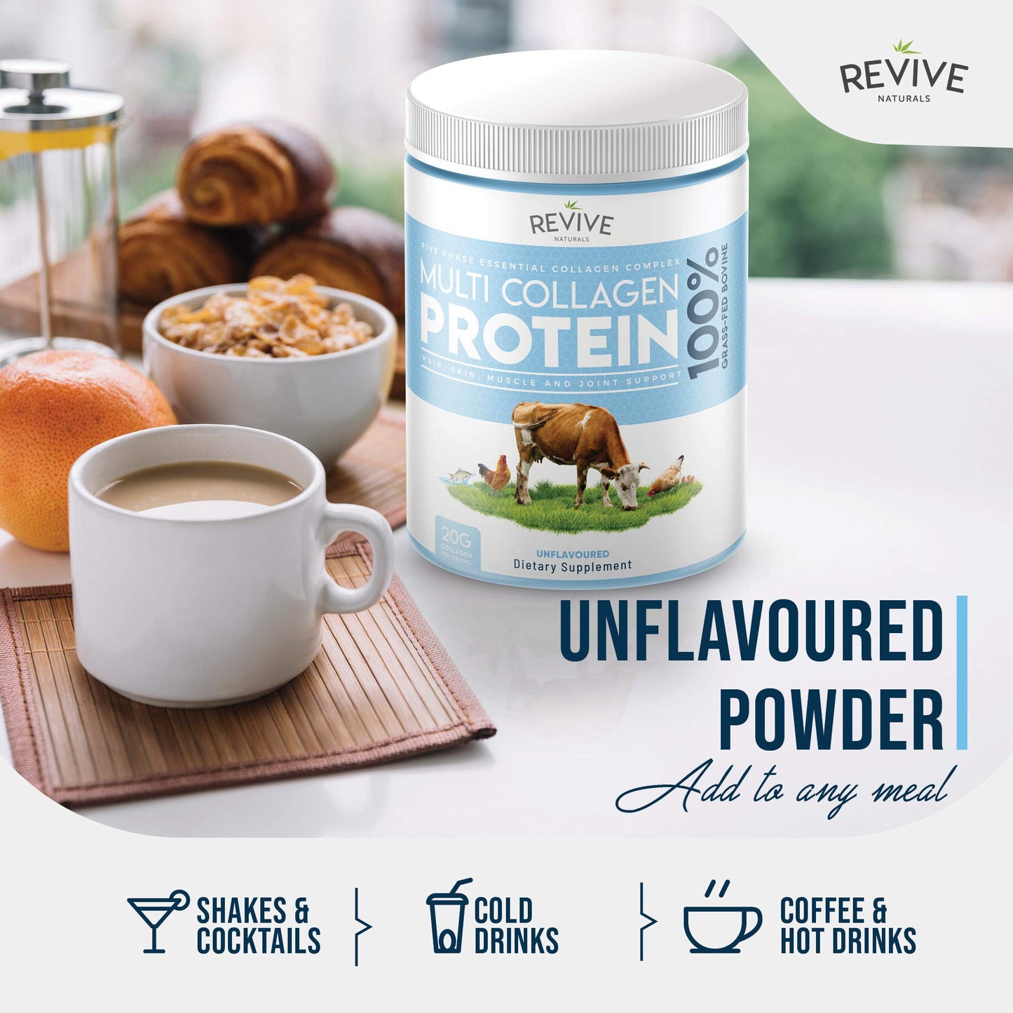 Multi Collagen Protein Powder 400g