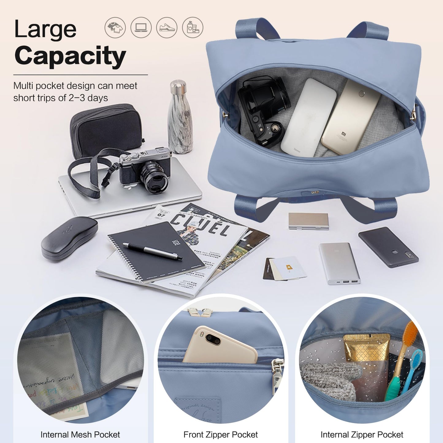 for Ryanair Cabin Bags 40x20x25 Underseat Cabin Bag