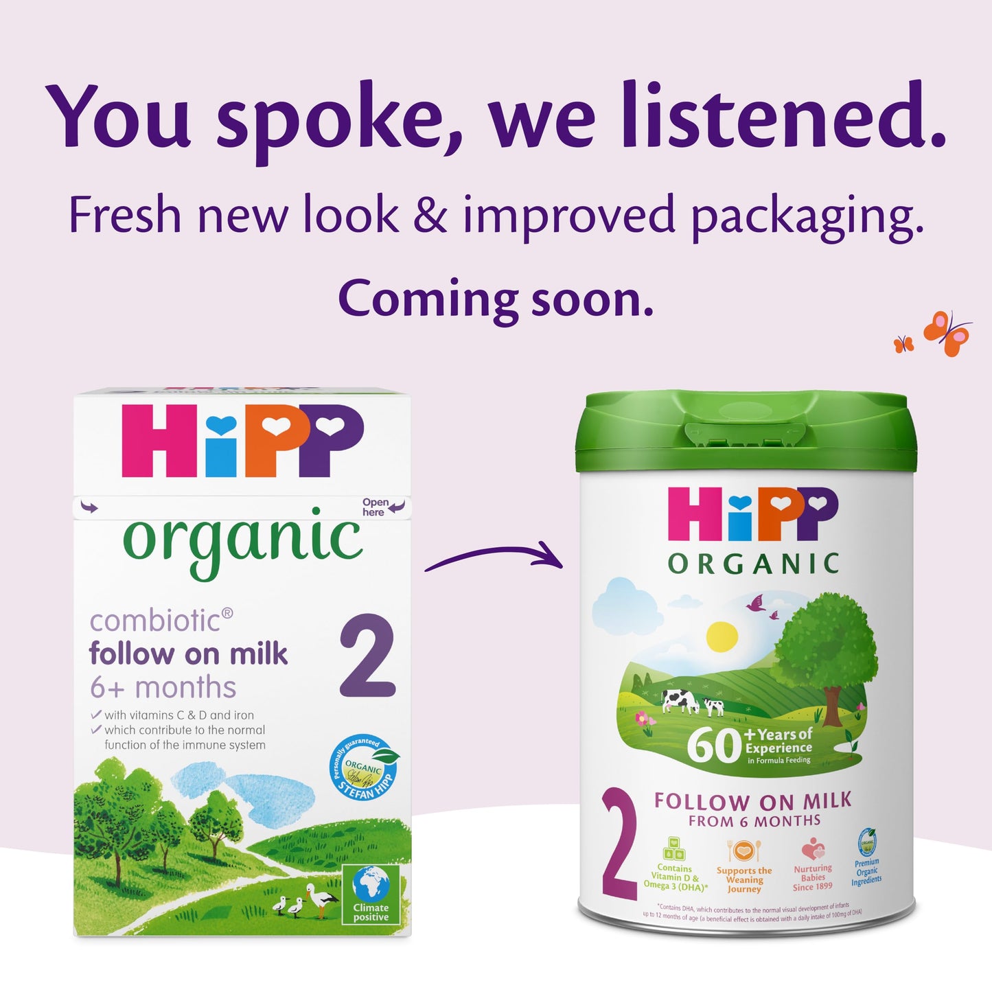 HiPP Organic 2 Follow on Baby Milk Powder Formula, From 6 Months, 800g (Pack of 4)