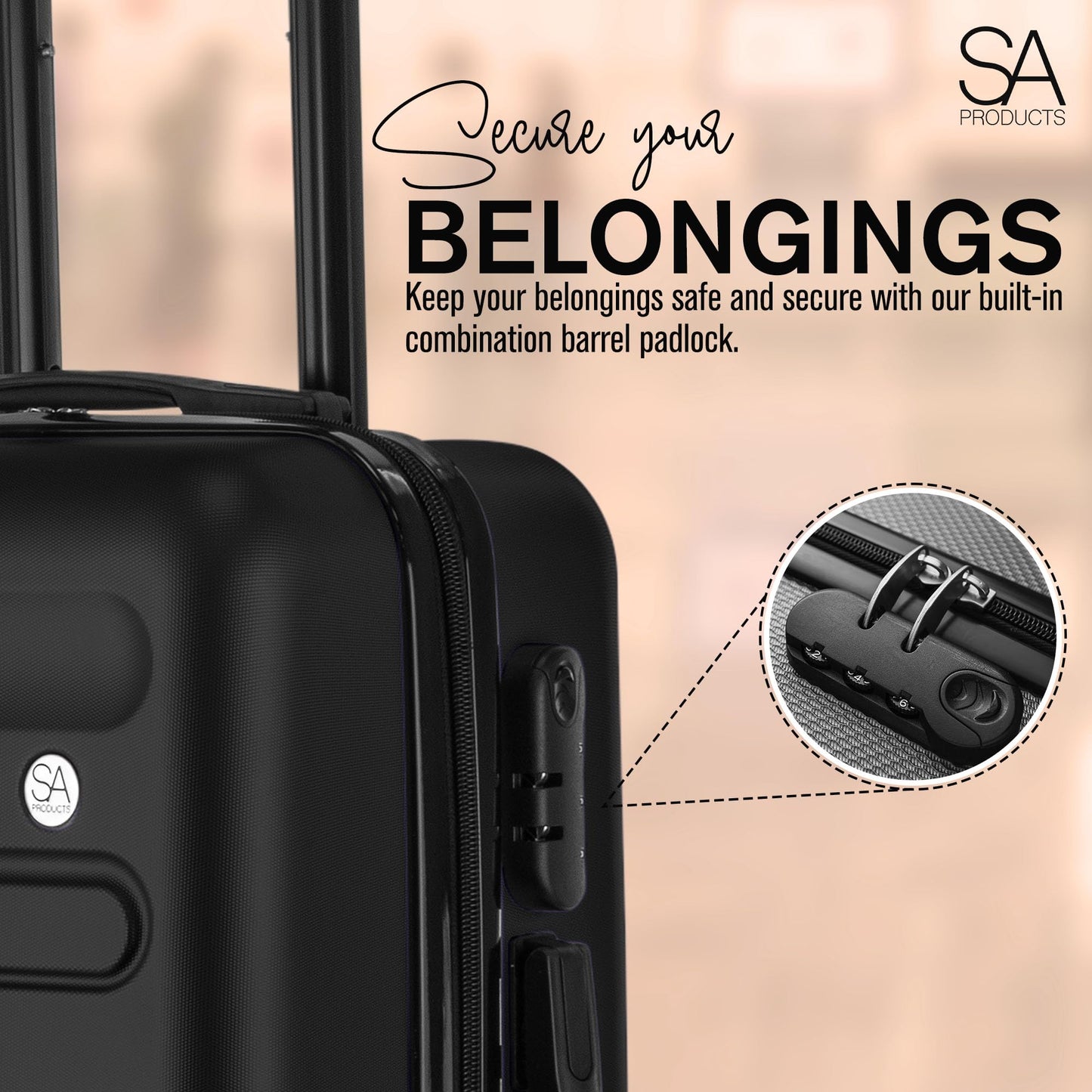 Cabin Suitcase | 34L Carry On Suitcase, Cabin Bag
