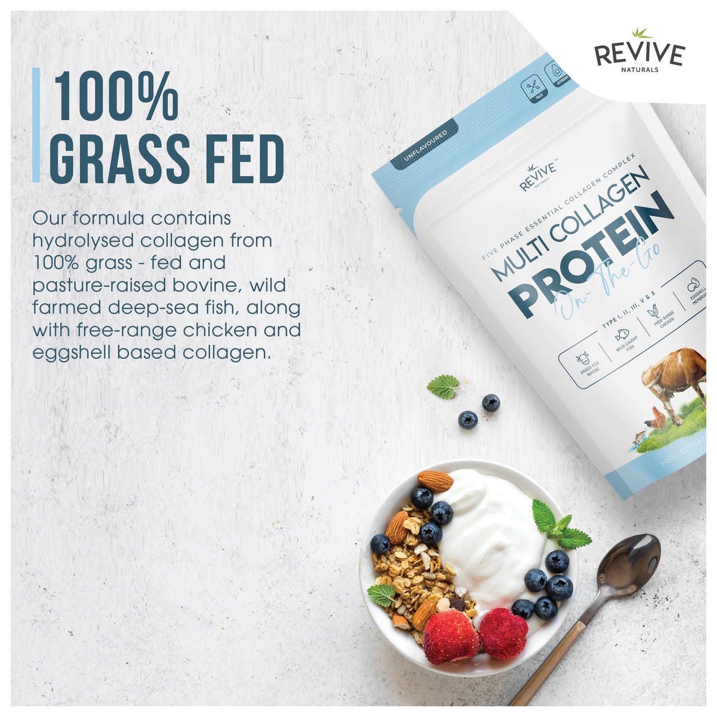 Multi Collagen Protein Powder 400g
