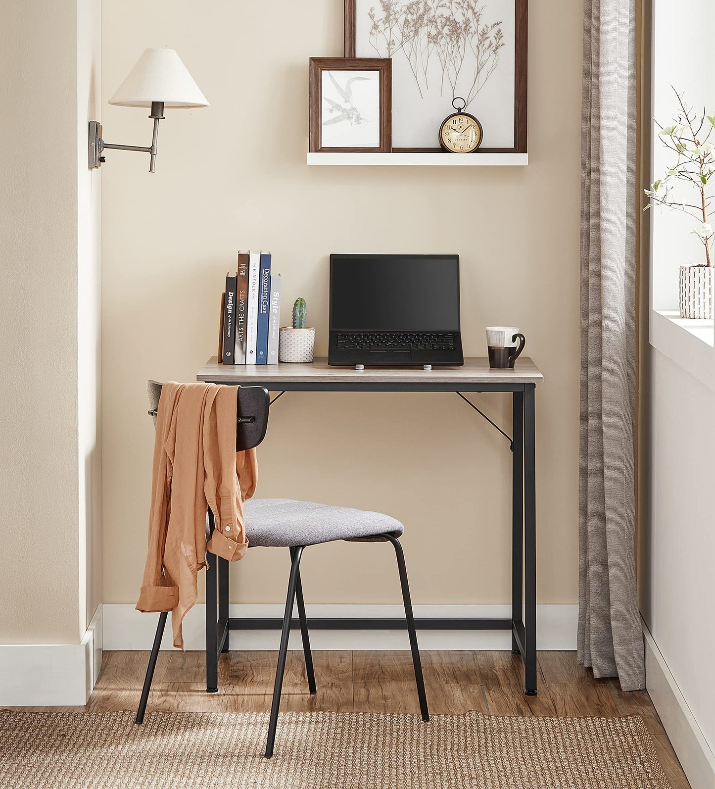 VASAGLE Computer Desk, Writing Desk, Small Office Table