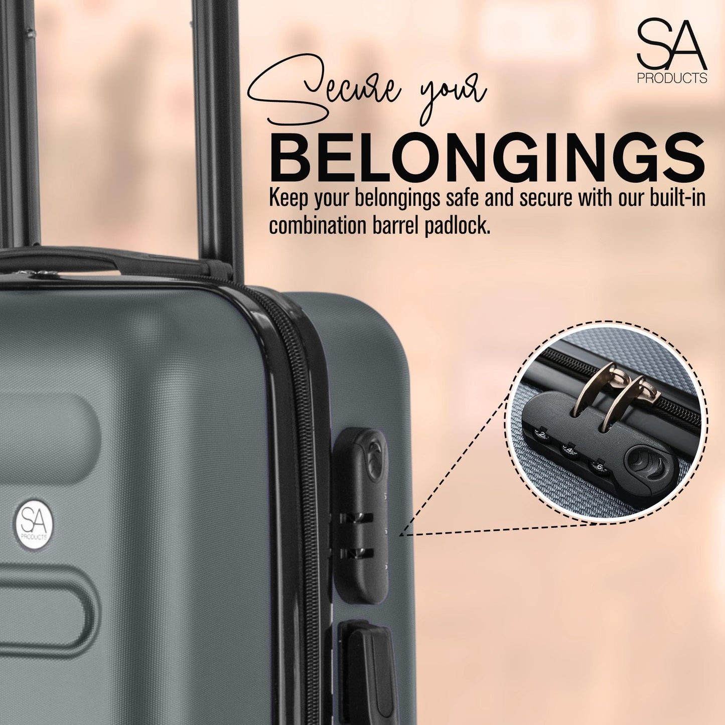 Cabin Suitcase | 34L Carry On Suitcase, Cabin Bag