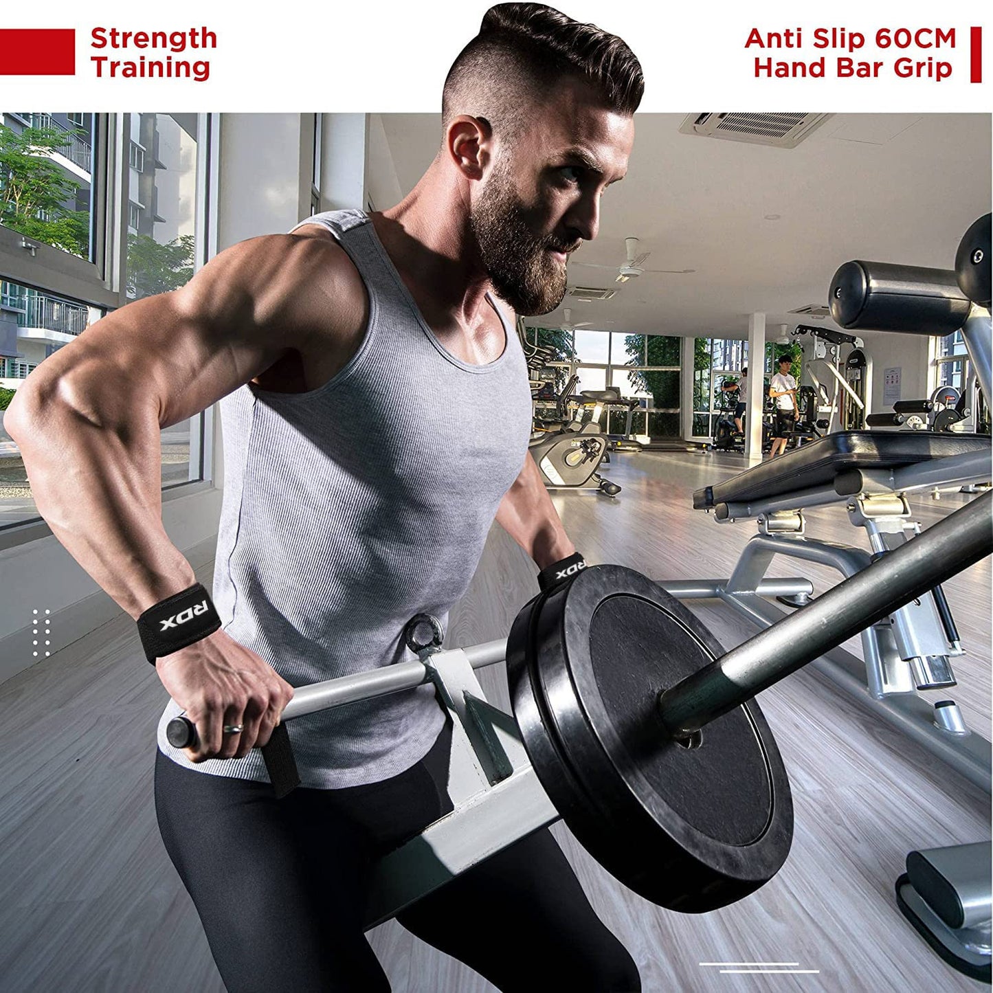 RDX Weight Lifting Straps Deadlifting Powerlifting