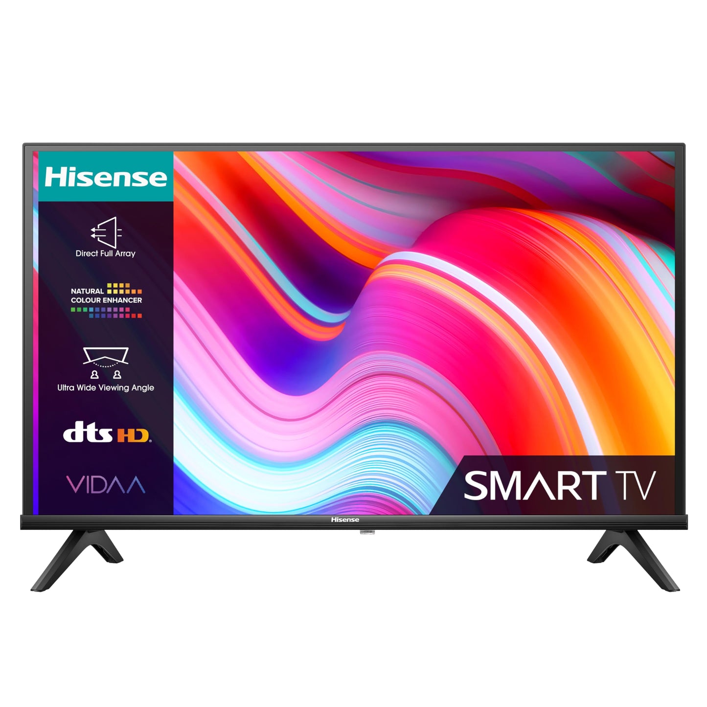 Hisense 43 Inch 4K Smart TV 43E6NTUK - Dolby Vision, Game Mode PLUS with 60Hz VRR ALLM, Smooth Motion, AI Sports Mode, Vidaa OS with Freely, Youtube, Netflix and Disney+ & Now TV (2024 Model)
