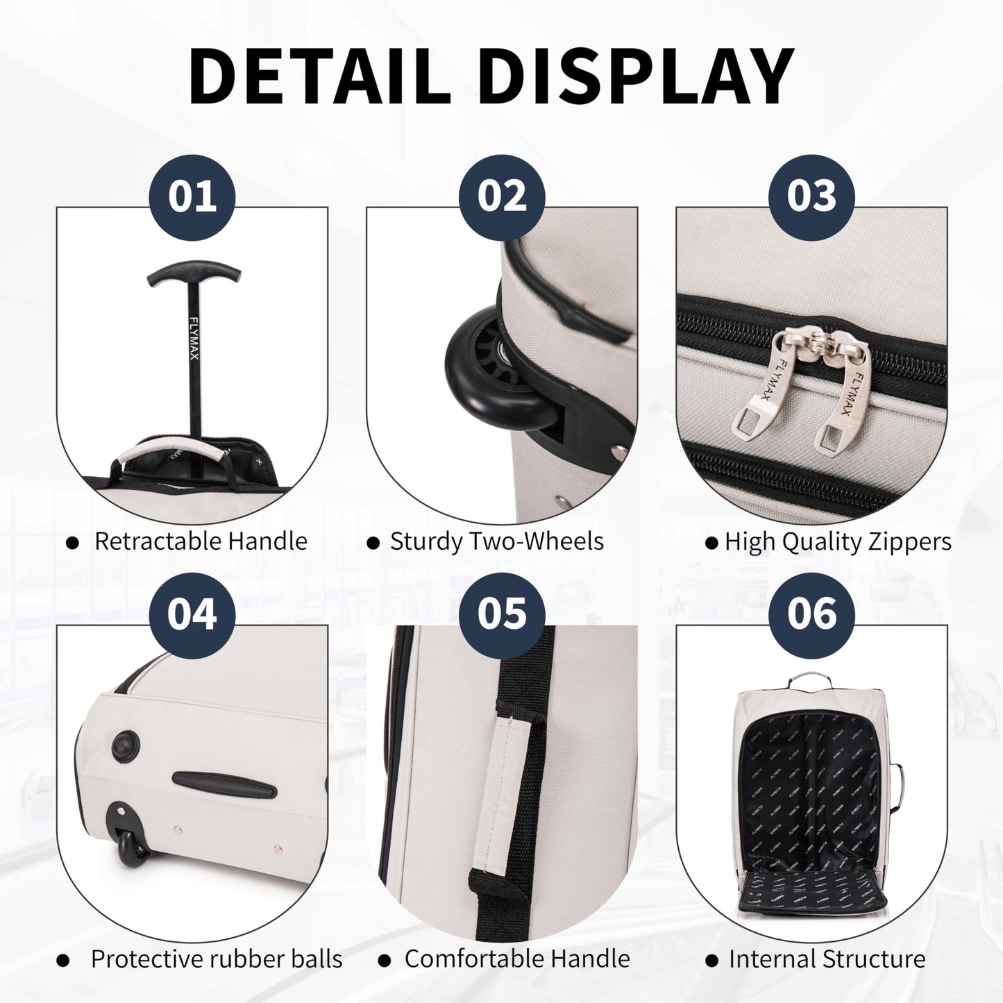 56x45x25 Easyjet Cabin Bag Hand Luggage Approved Cabin Case
