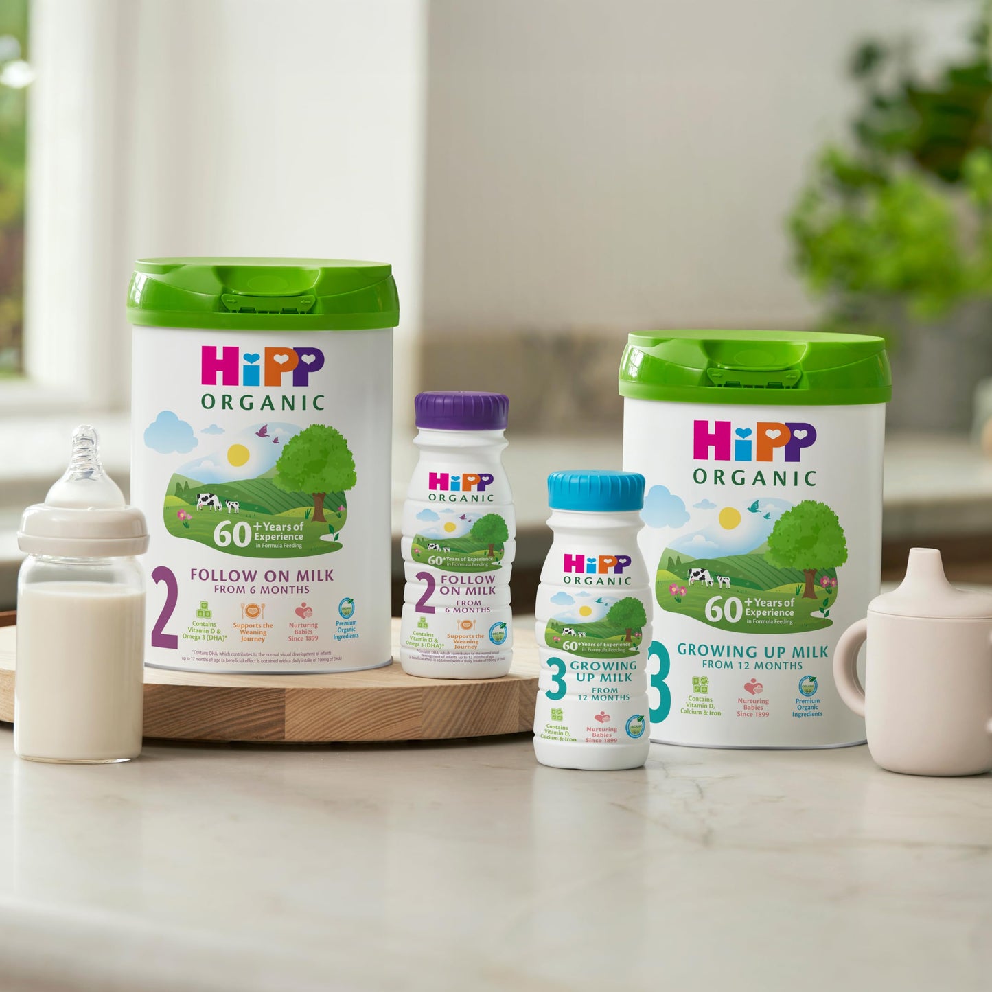 HiPP Organic 2 Follow on Baby Milk Powder Formula, From 6 Months, 800g (Pack of 4)