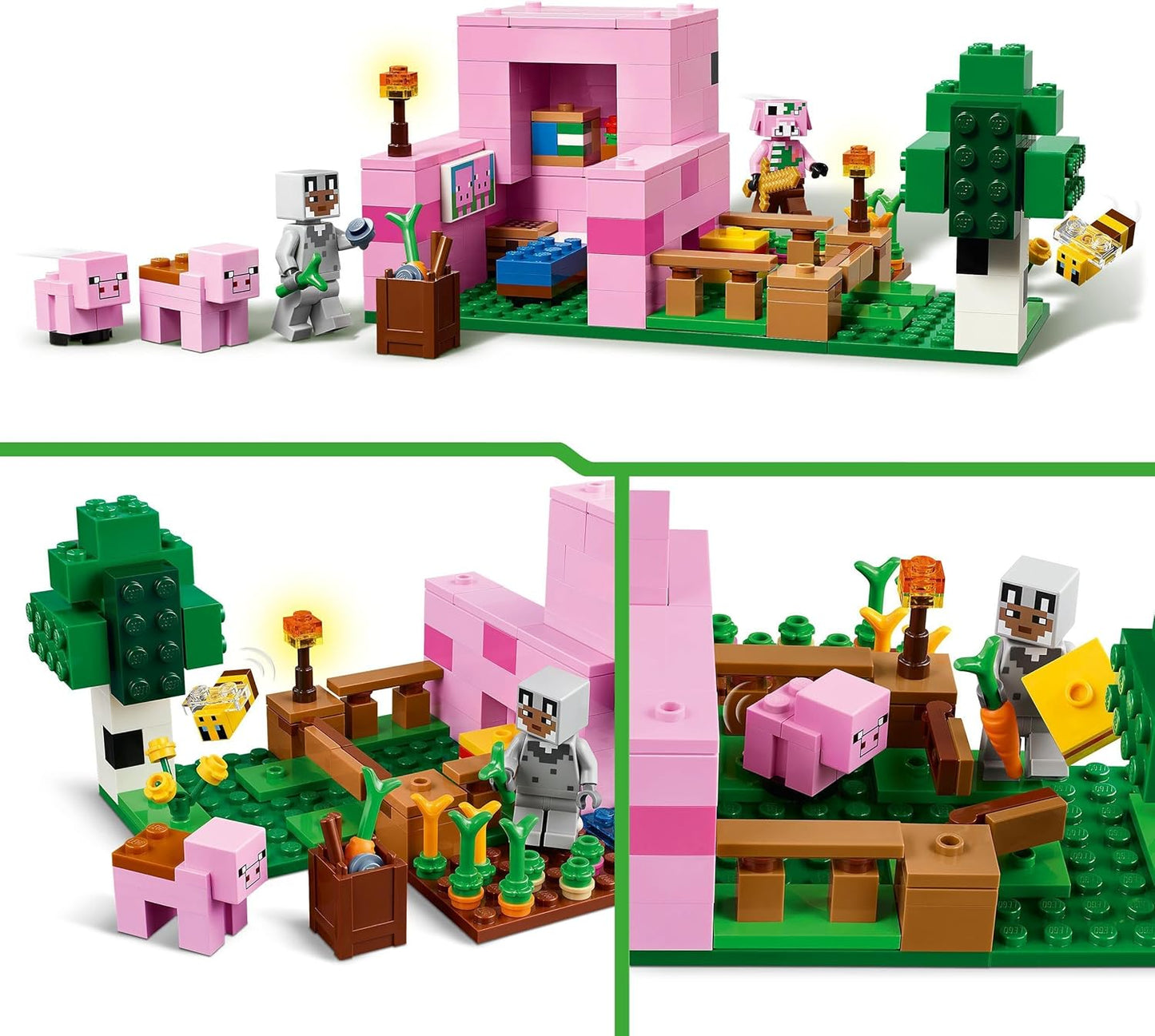LEGO Minecraft The Baby Pig House Building Toy