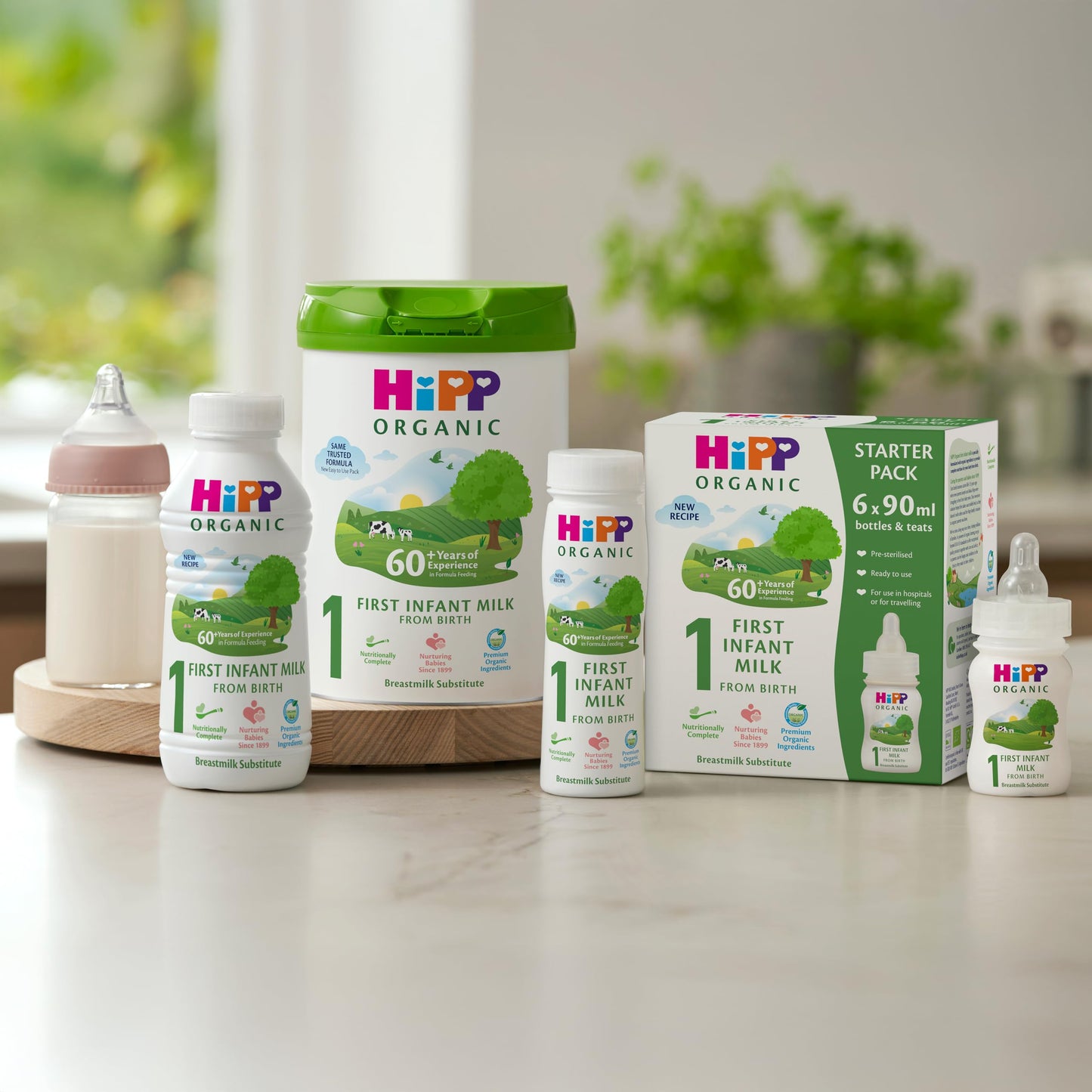 HiPP Organic 1 First Milk Ready To Feed 200ml (pack of 6)