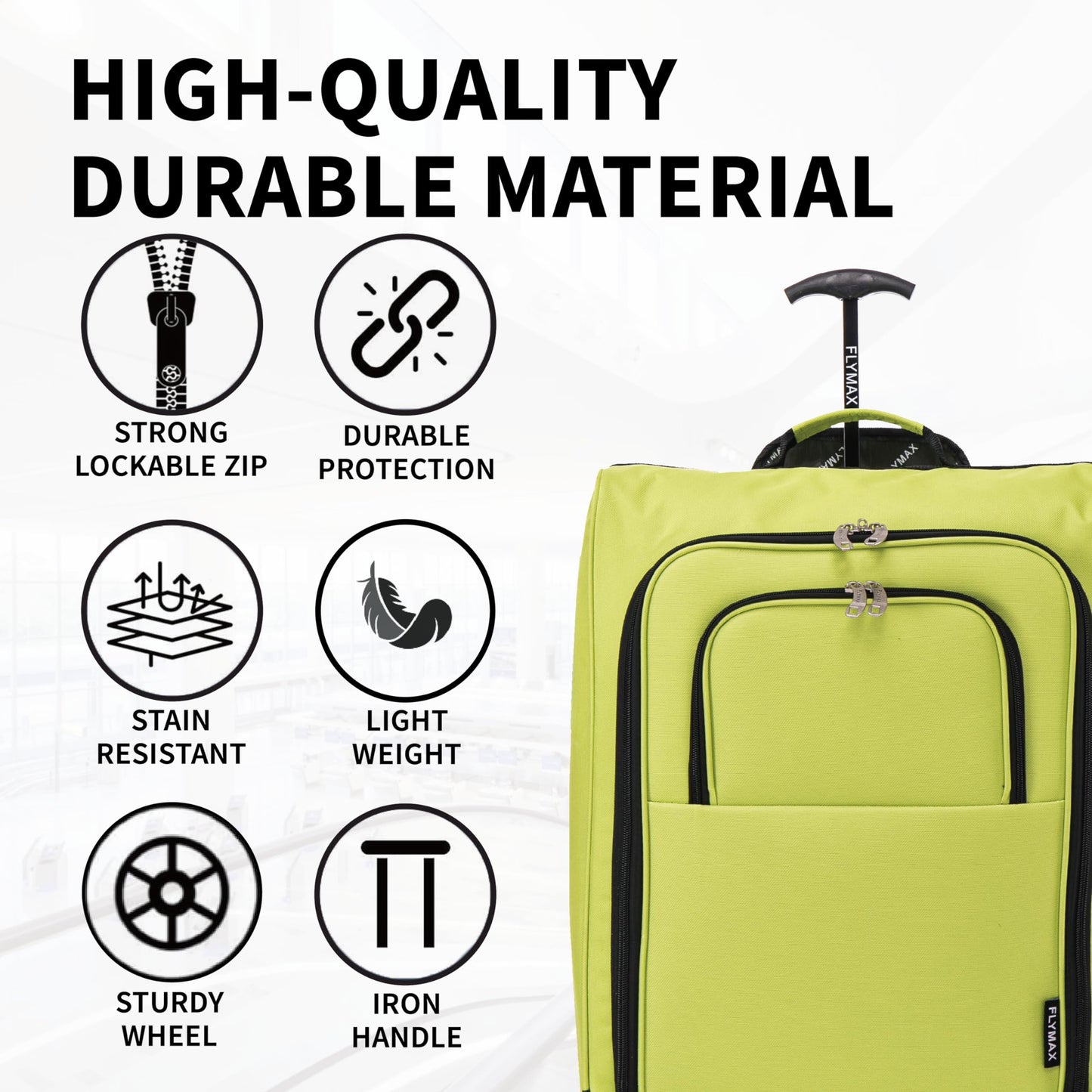 56x45x25 Easyjet Cabin Bag Hand Luggage Approved Cabin Case