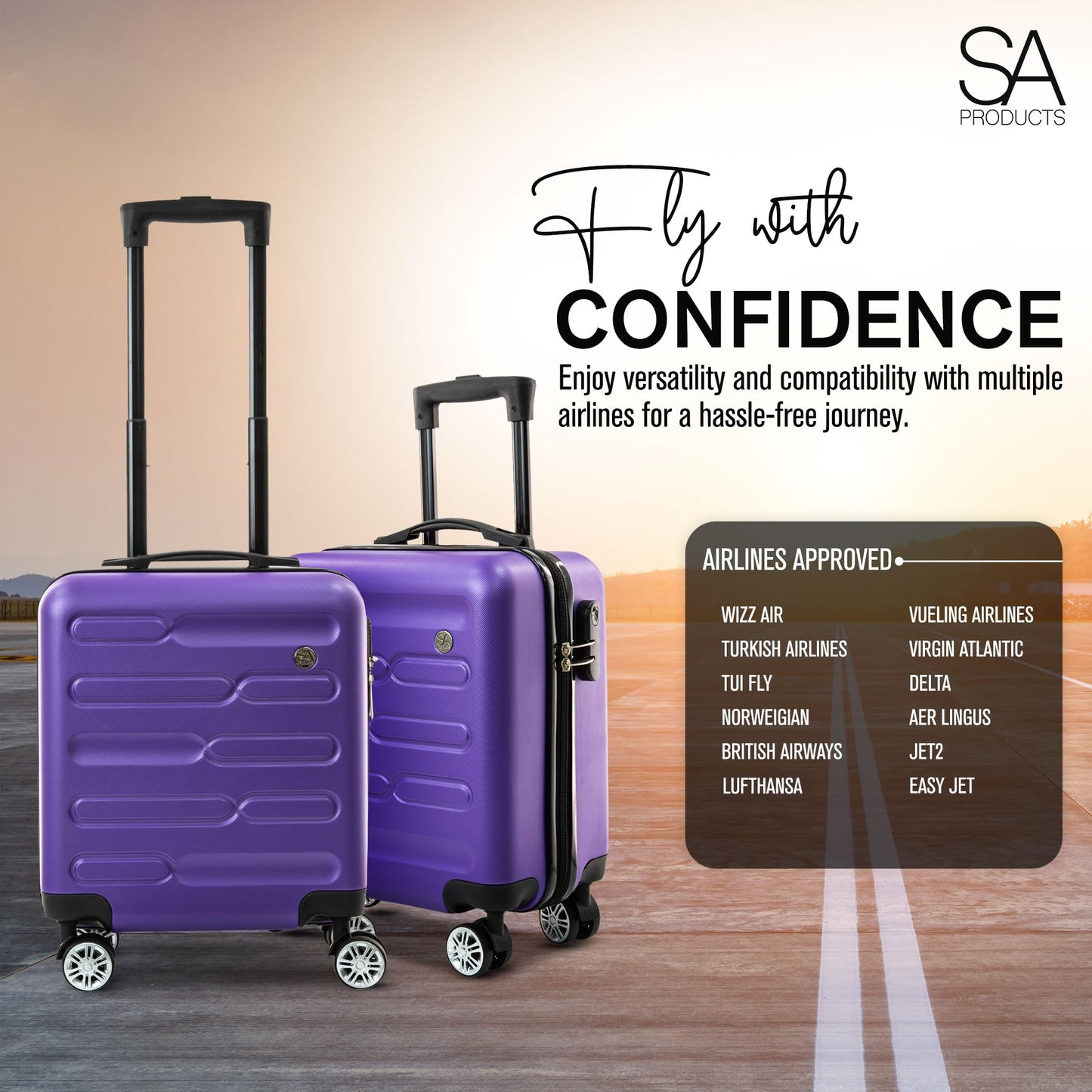 Cabin Suitcase | 34L Carry On Suitcase, Cabin Bag