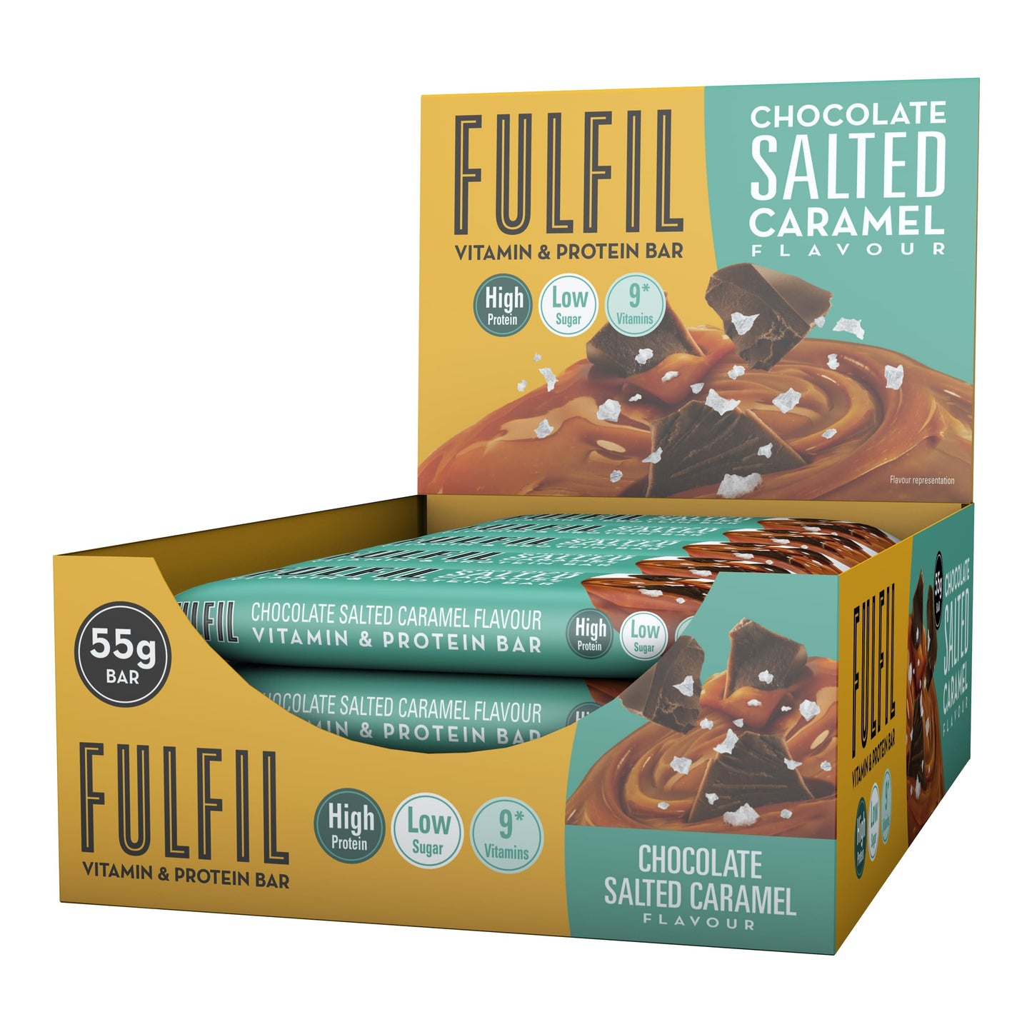 FULFIL Vitamin and Protein Bars (15 x 55 g Bars)
