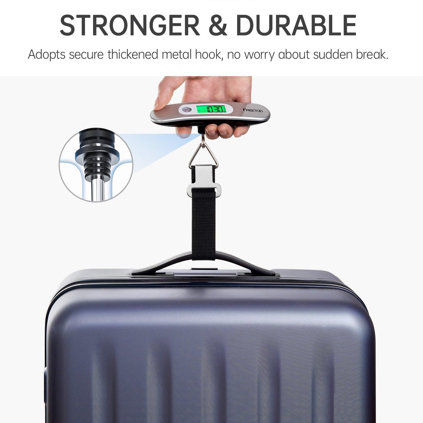Luggage Scale Portable Digital Weight Scale for Travel Suitcase