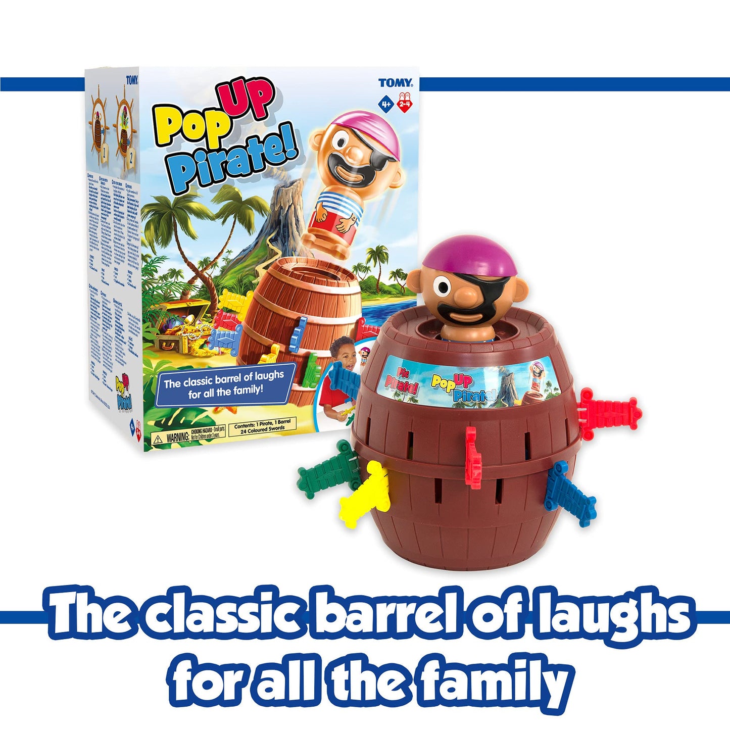 TOMY Pop Up Pirate Classic Children's Action Board Game