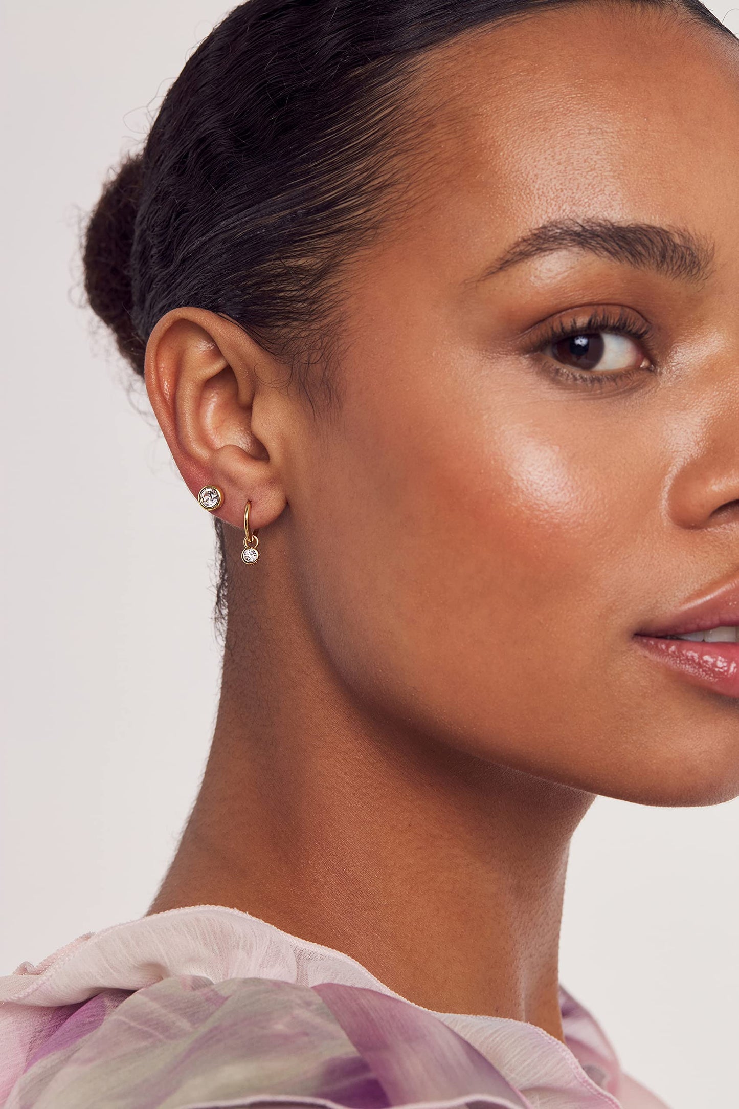 Ted Baker Sinalaa Crystal Huggie Hoop Earrings For Women
