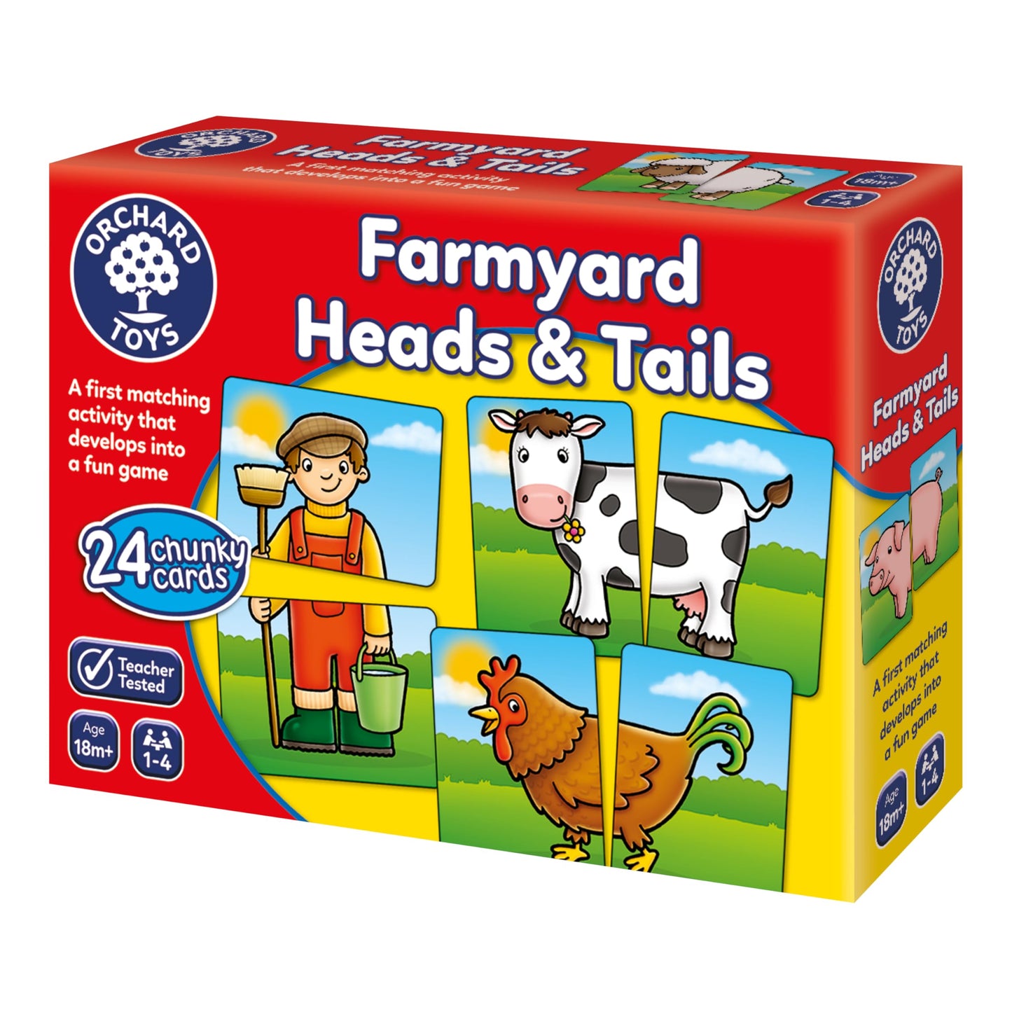 Orchard Toys Farmyard Heads and Tails Game