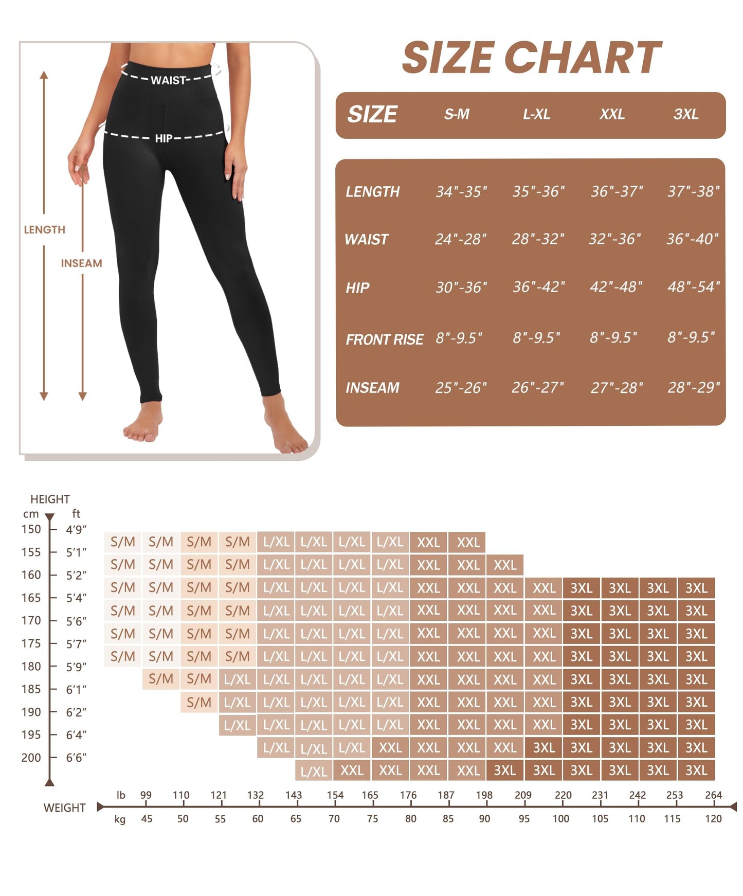 VALANDY Creamlush Womens High Waisted Leggings