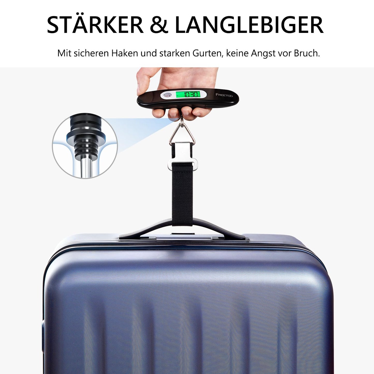 Luggage Scale Portable Digital Weight Scale for Travel Suitcase