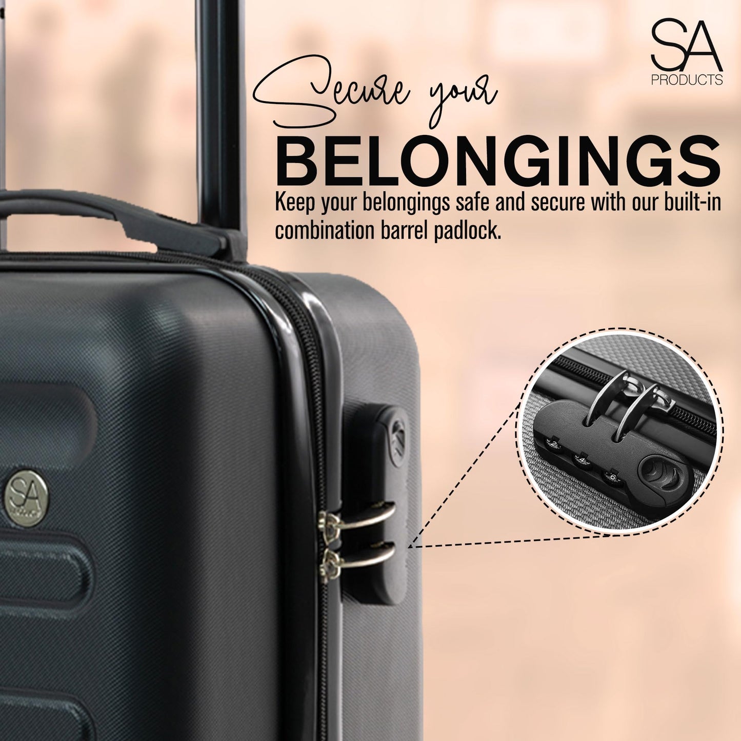 Cabin Suitcase | 34L Carry On Suitcase, Cabin Bag