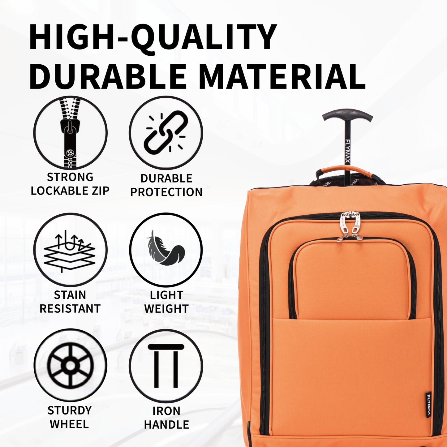 56x45x25 Easyjet Cabin Bag Hand Luggage Approved Cabin Case