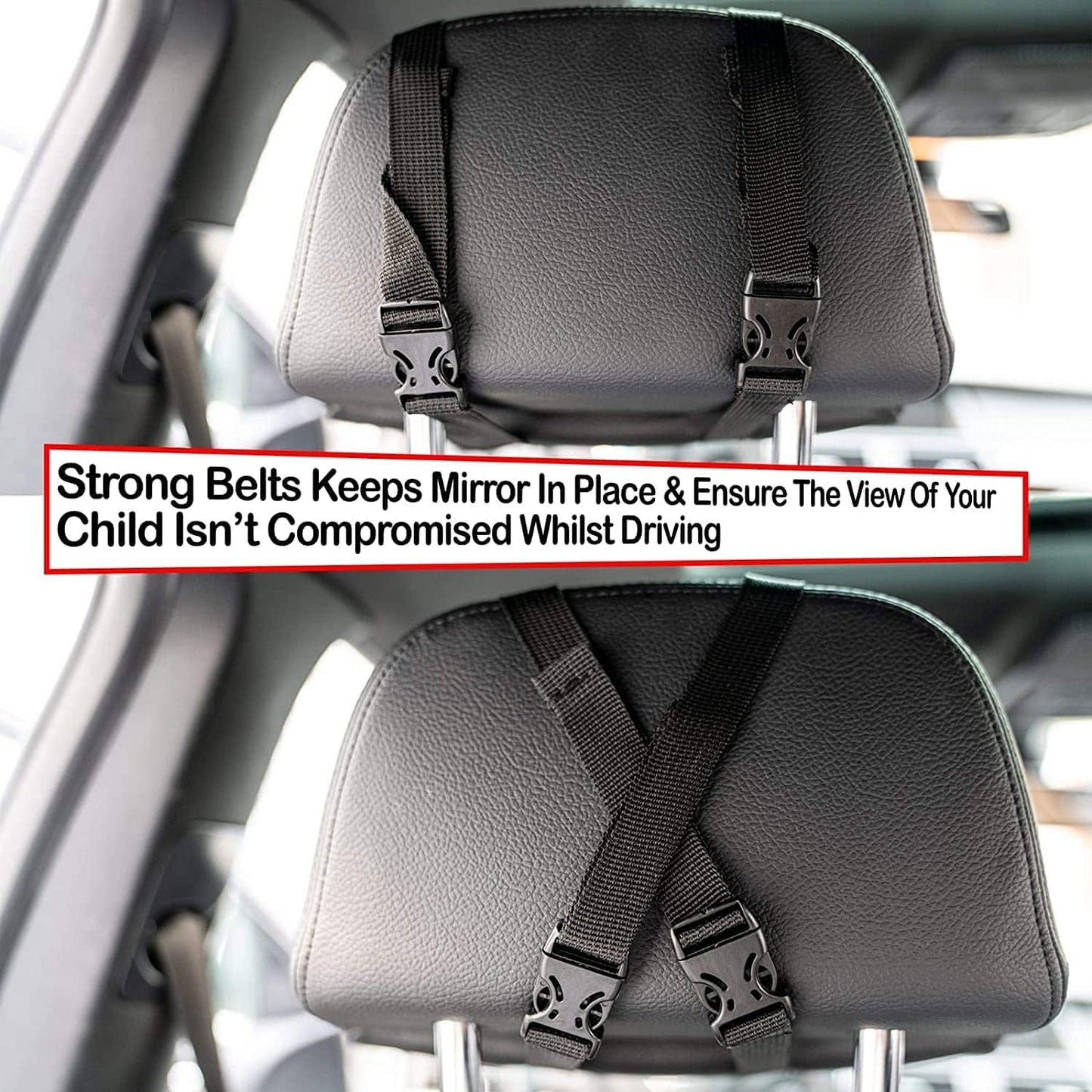 Baby Car Mirror for Back Seat Safest Newborn Essentials with Rear View