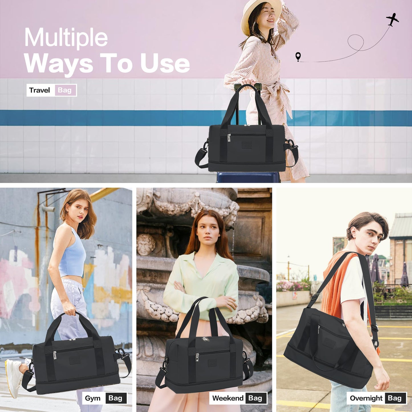 for Ryanair Cabin Bags 40x20x25 Underseat Cabin Bag