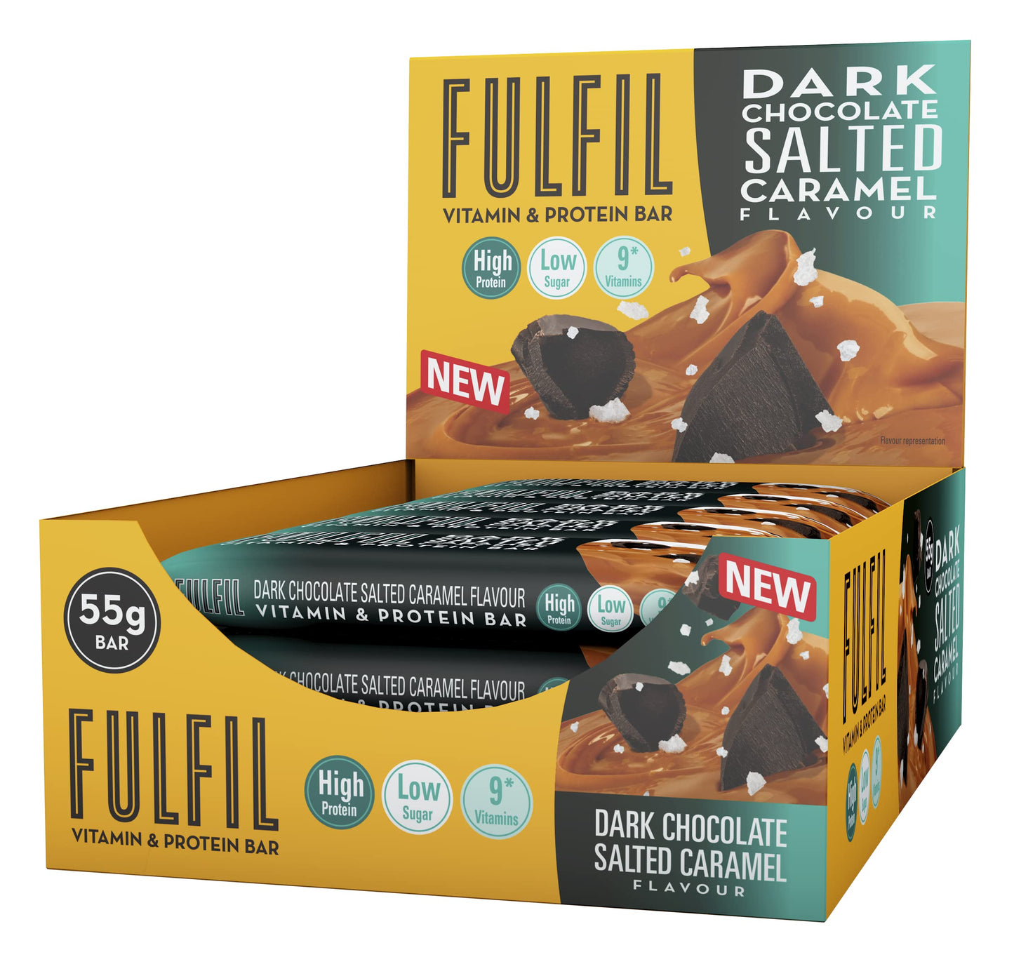FULFIL Vitamin and Protein Bars (15 x 55 g Bars)